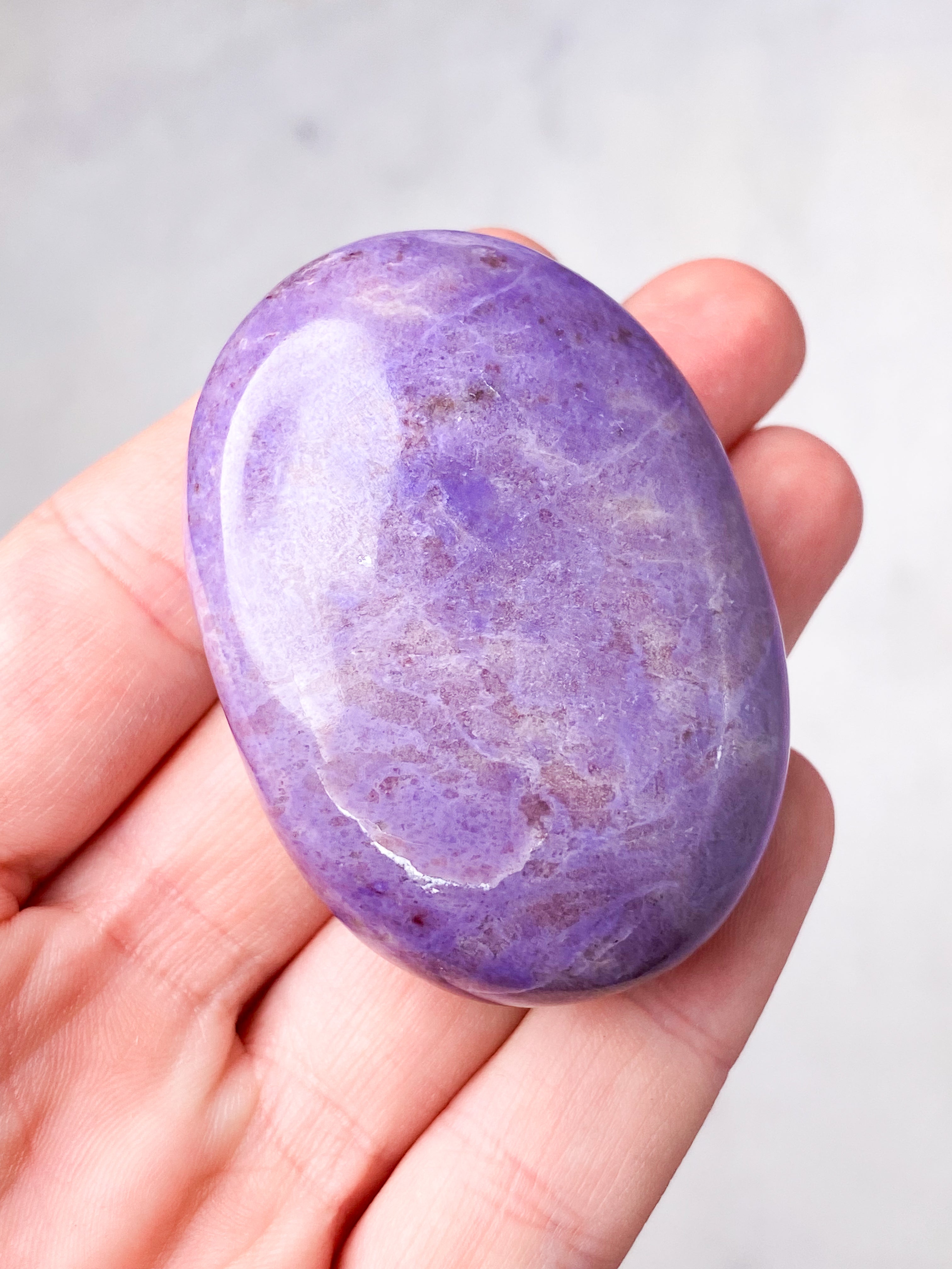 Lavendel Jade Palmstone (Nr. 4)