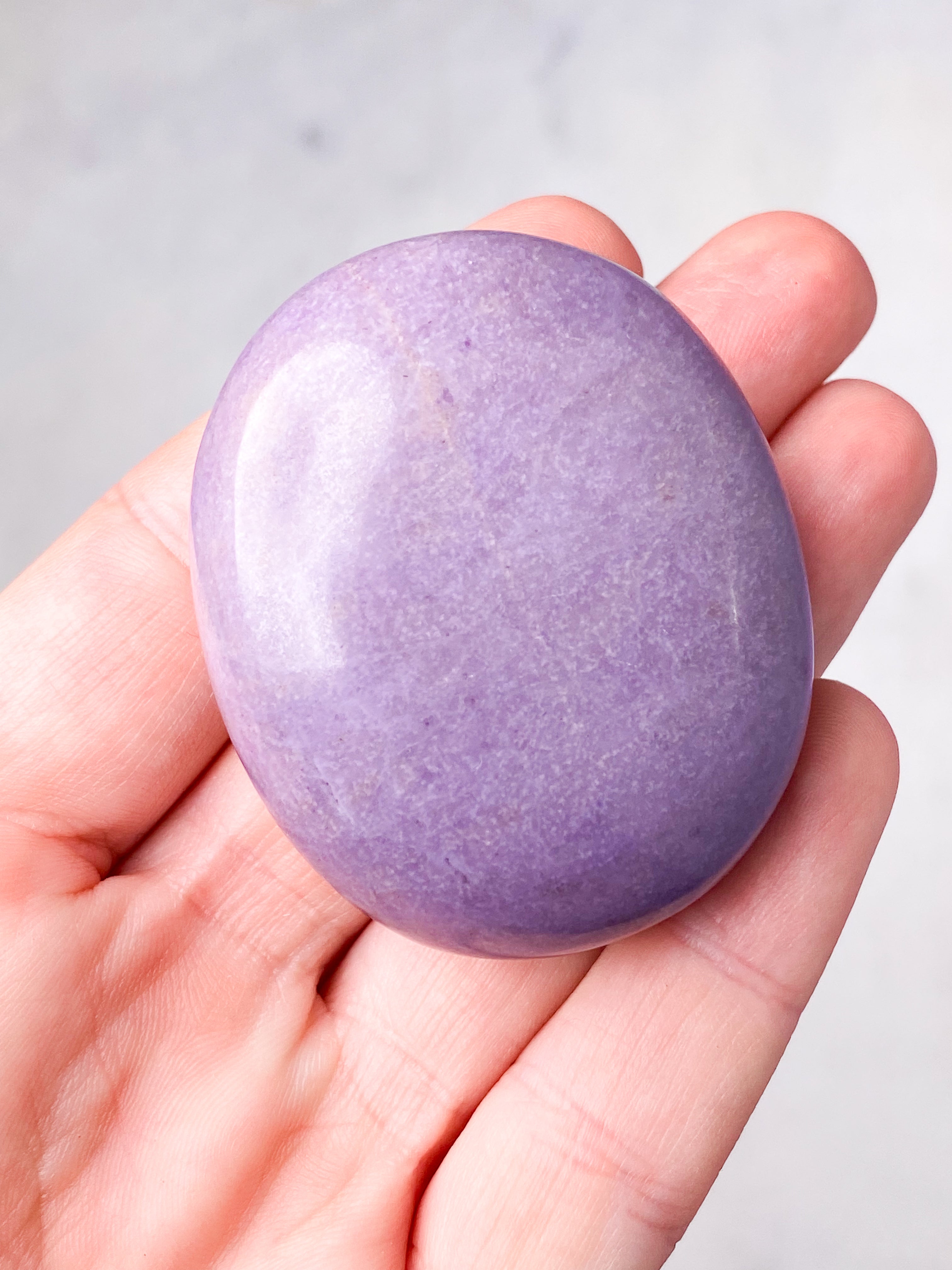 Lavendel Jade Palmstone (Nr. 6)