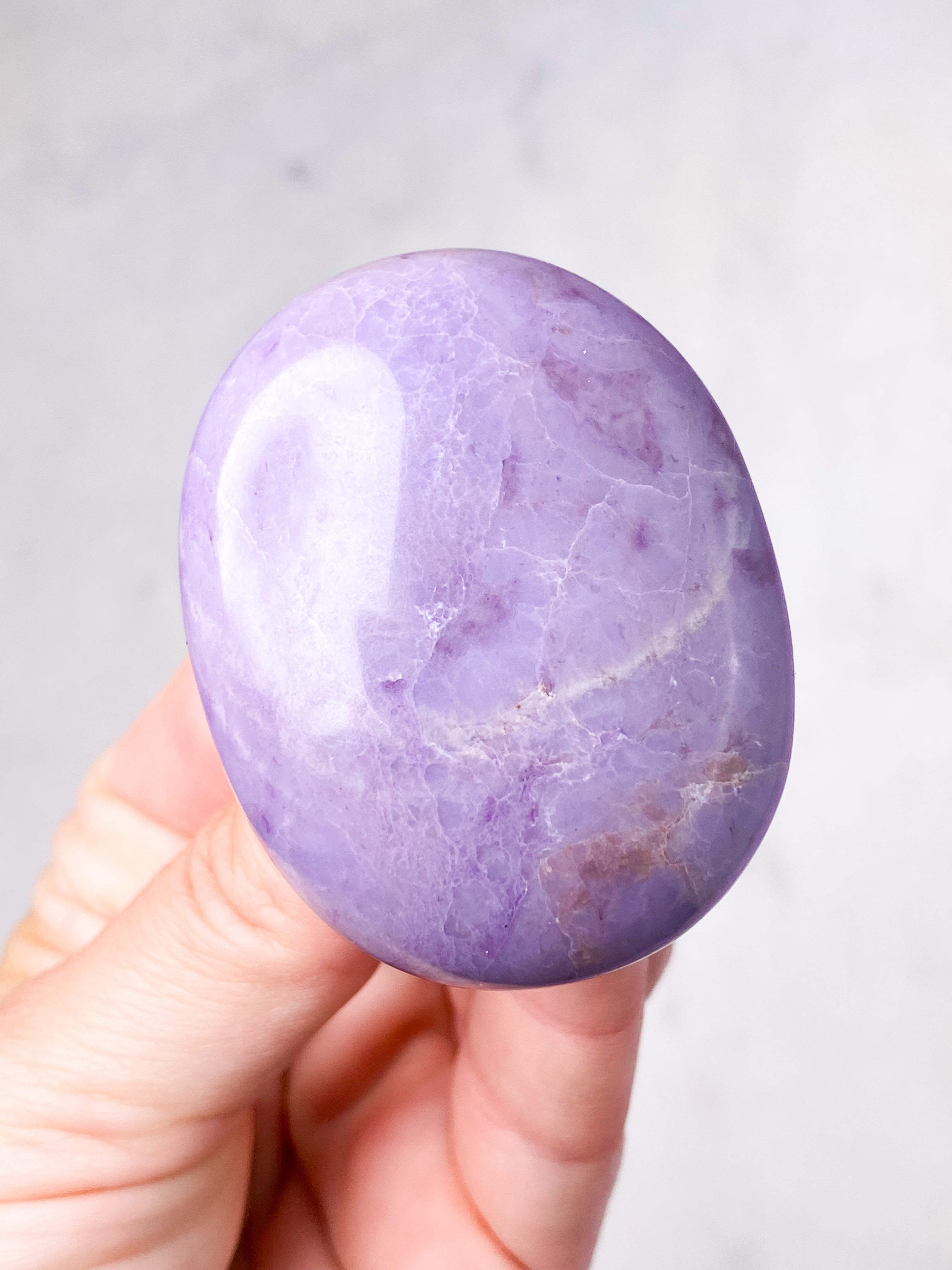 Lavendel Jade Palmstone (Nr. 8)