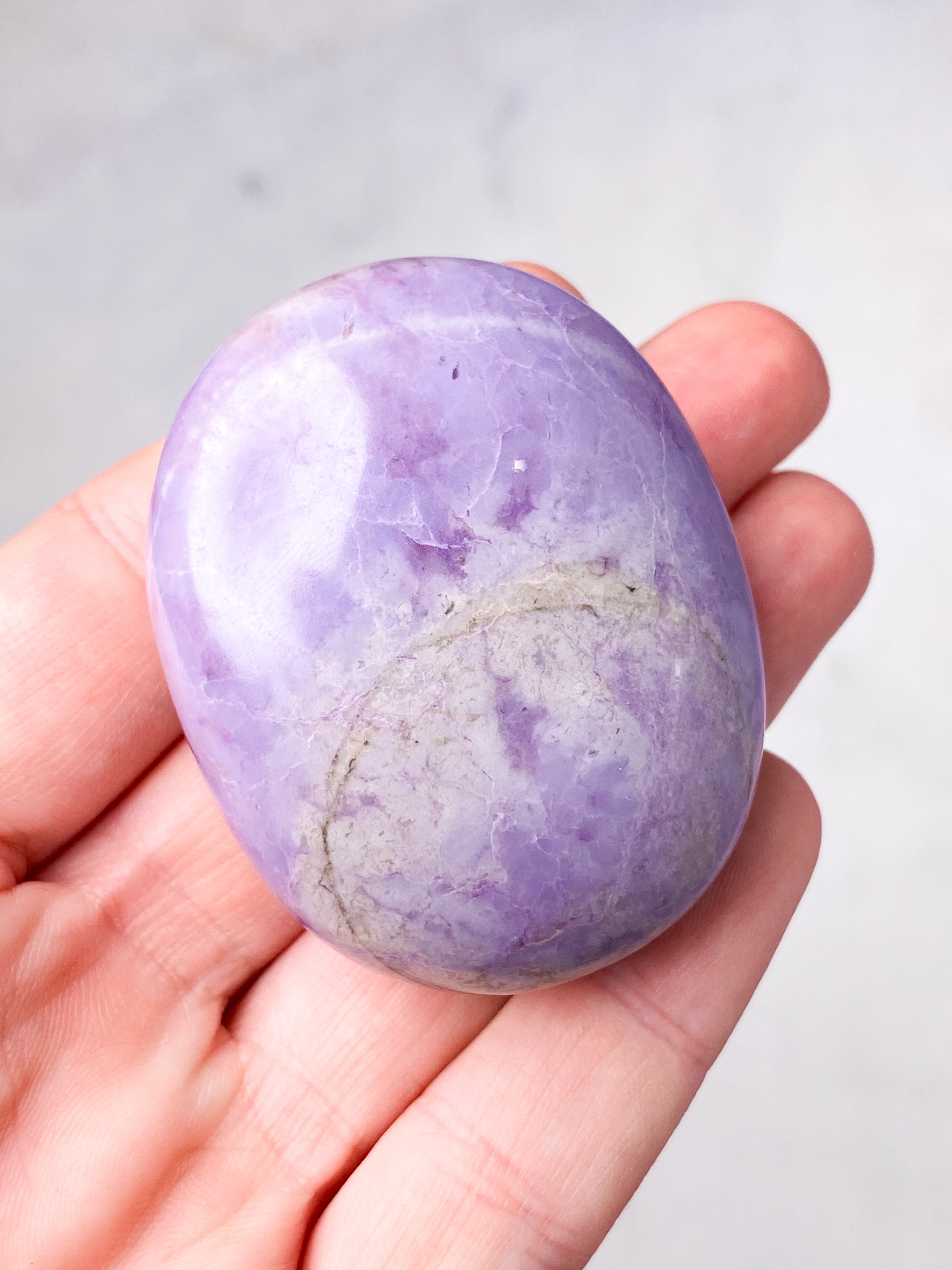 Lavendel Jade Palmstone (Nr. 8)