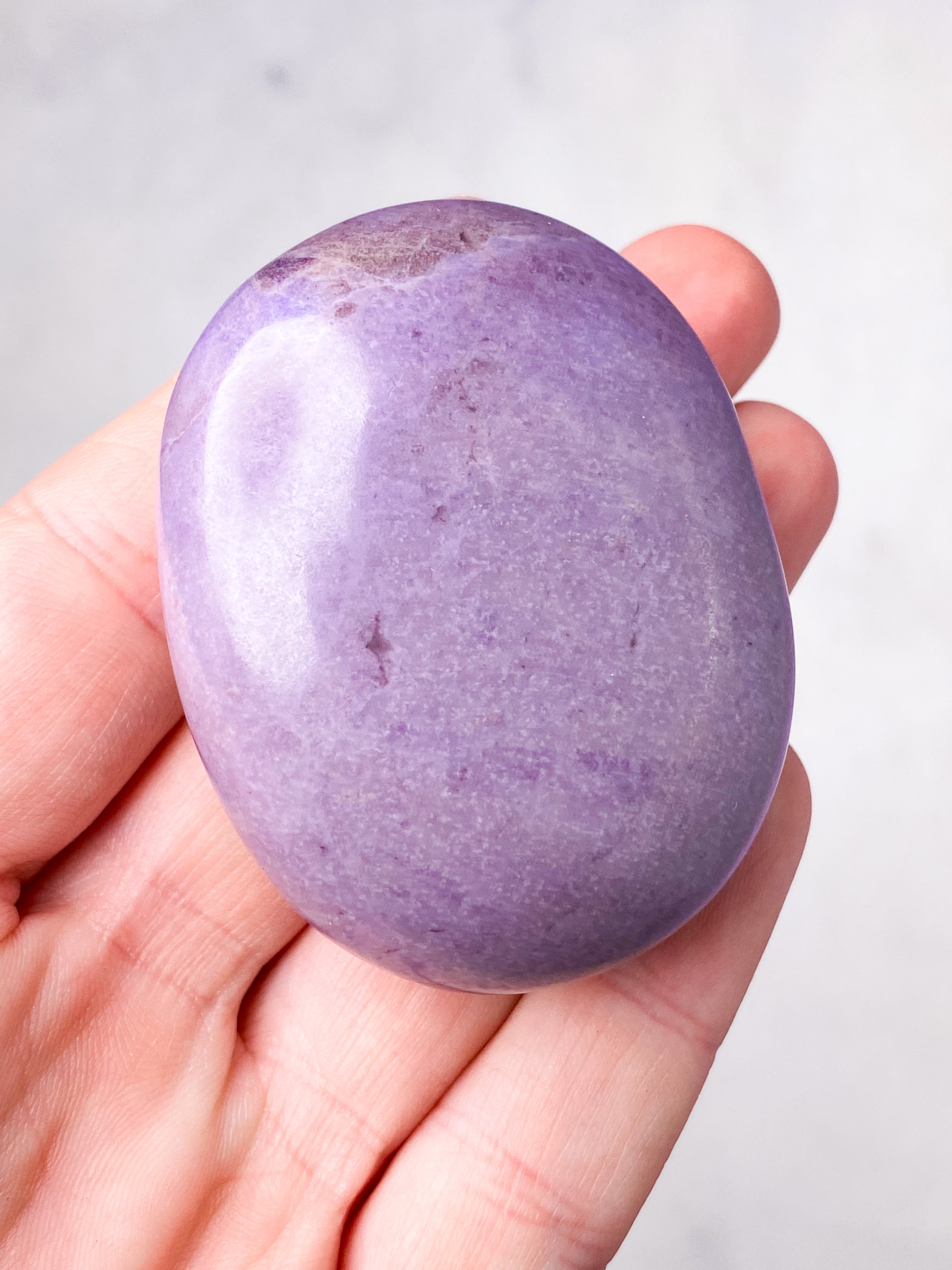 Lavendel Jade Palmstone (Nr. 10)