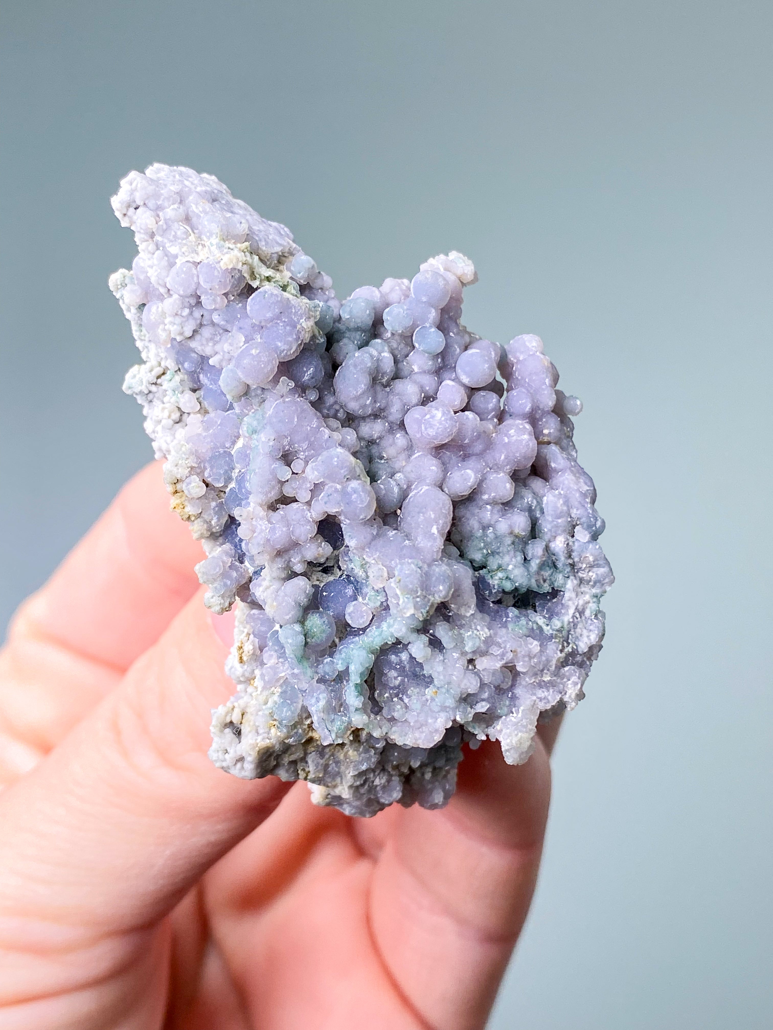 Grøn Grape Agat Klynge (Nr. 59)