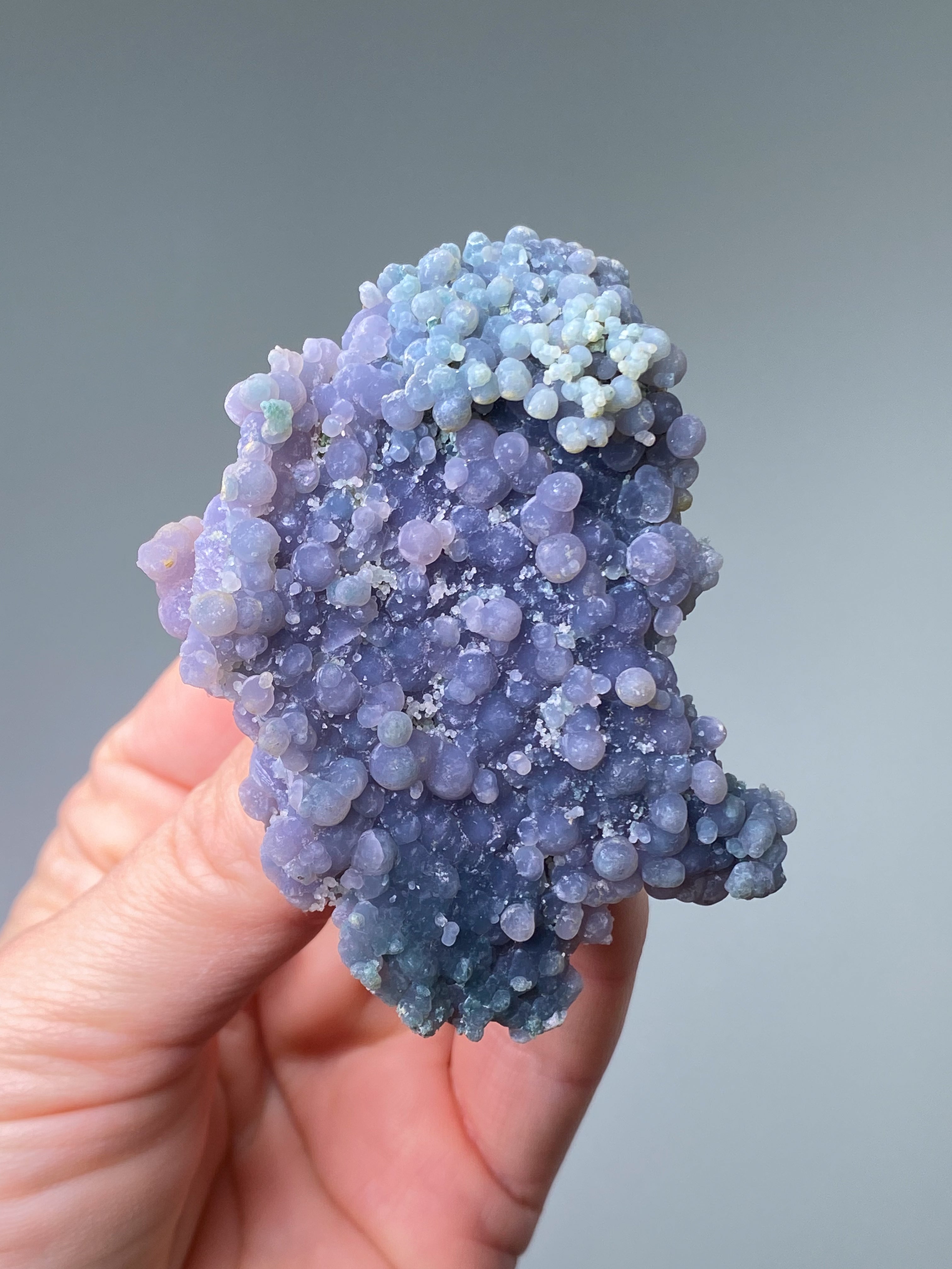 Grøn Grape Agat Klynge (Nr. 62)