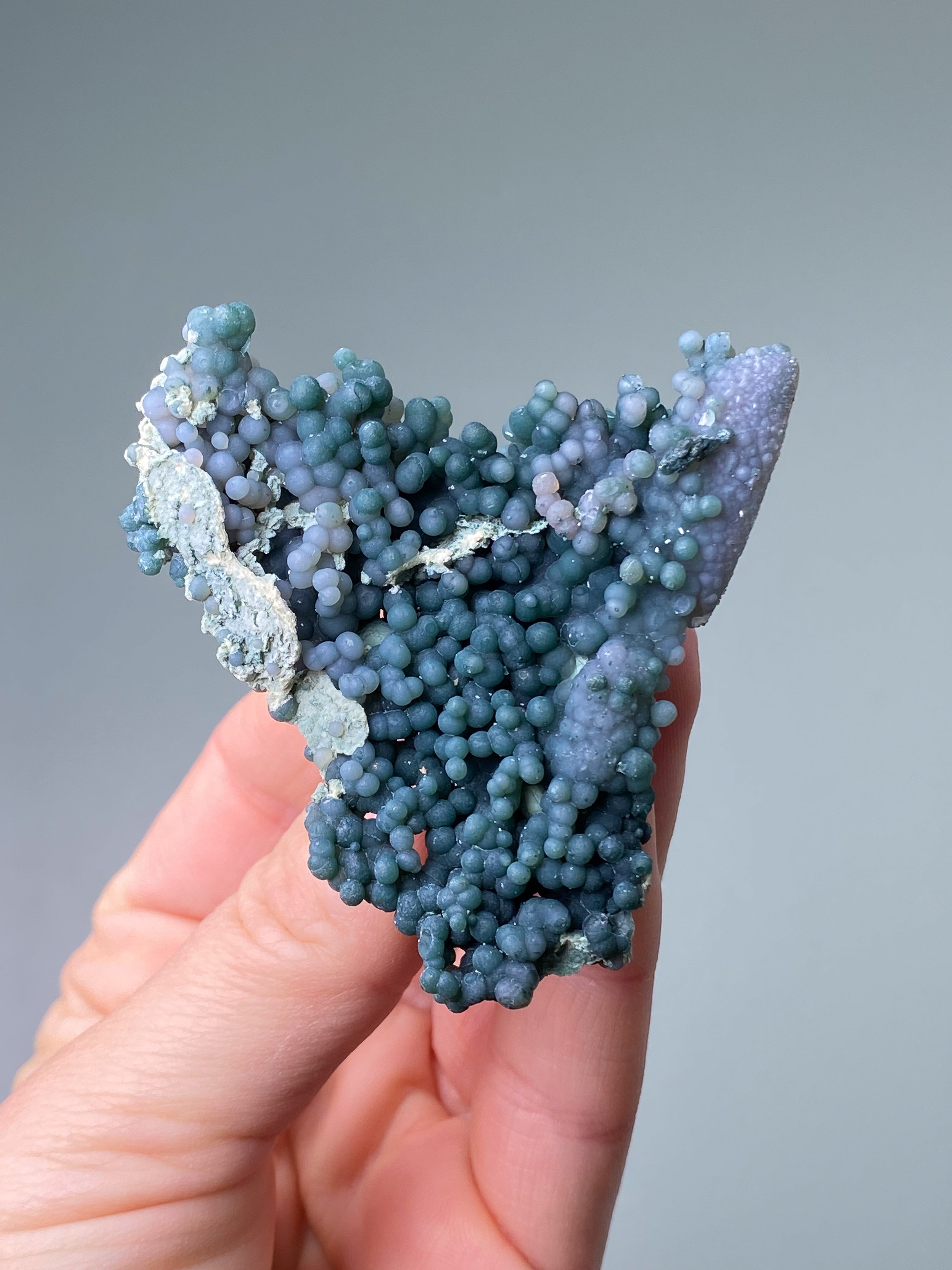 Grøn Grape Agat Klynge (Nr. 66)