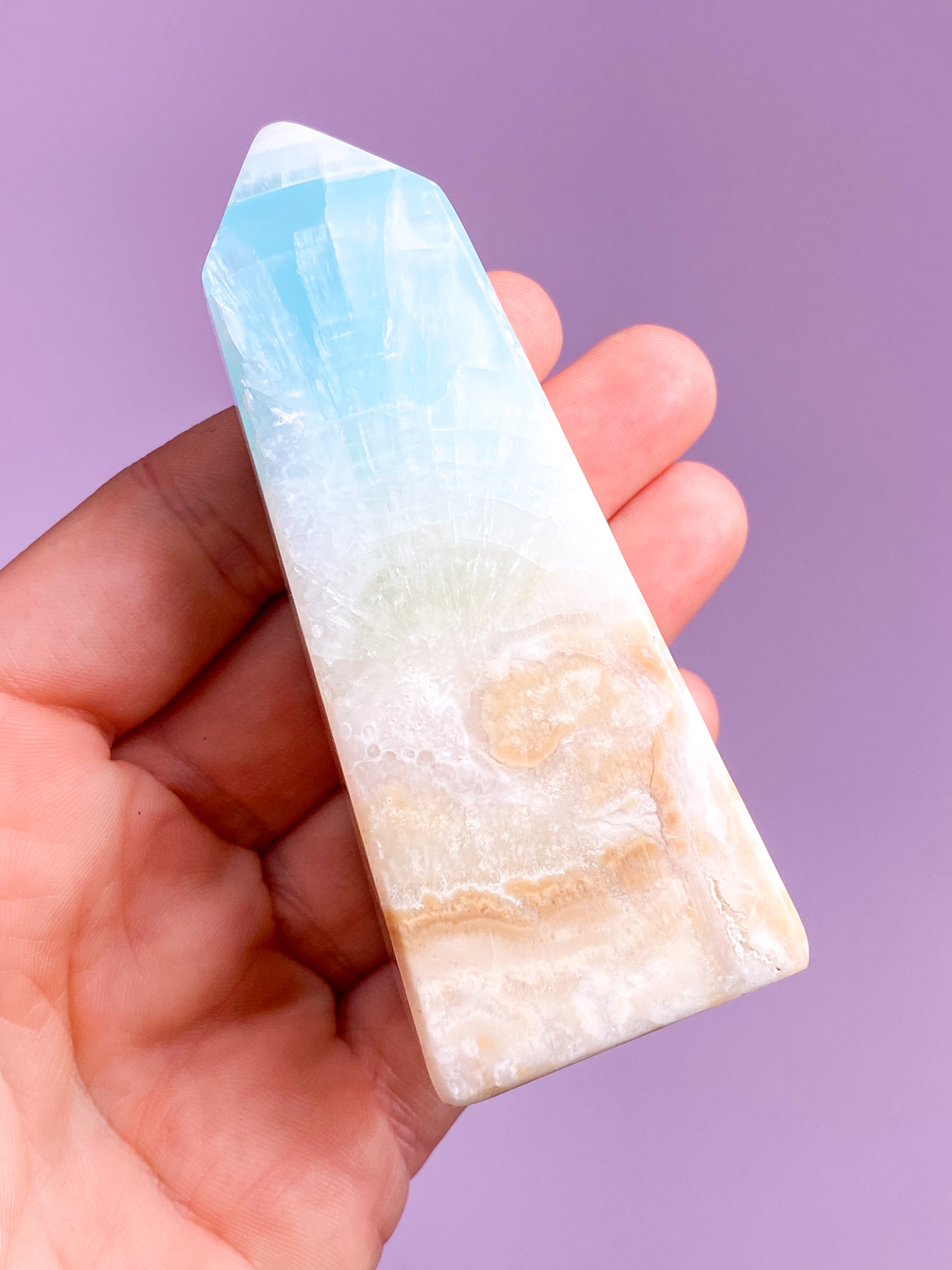 Karibien Calcit Palmstone (nr 1)