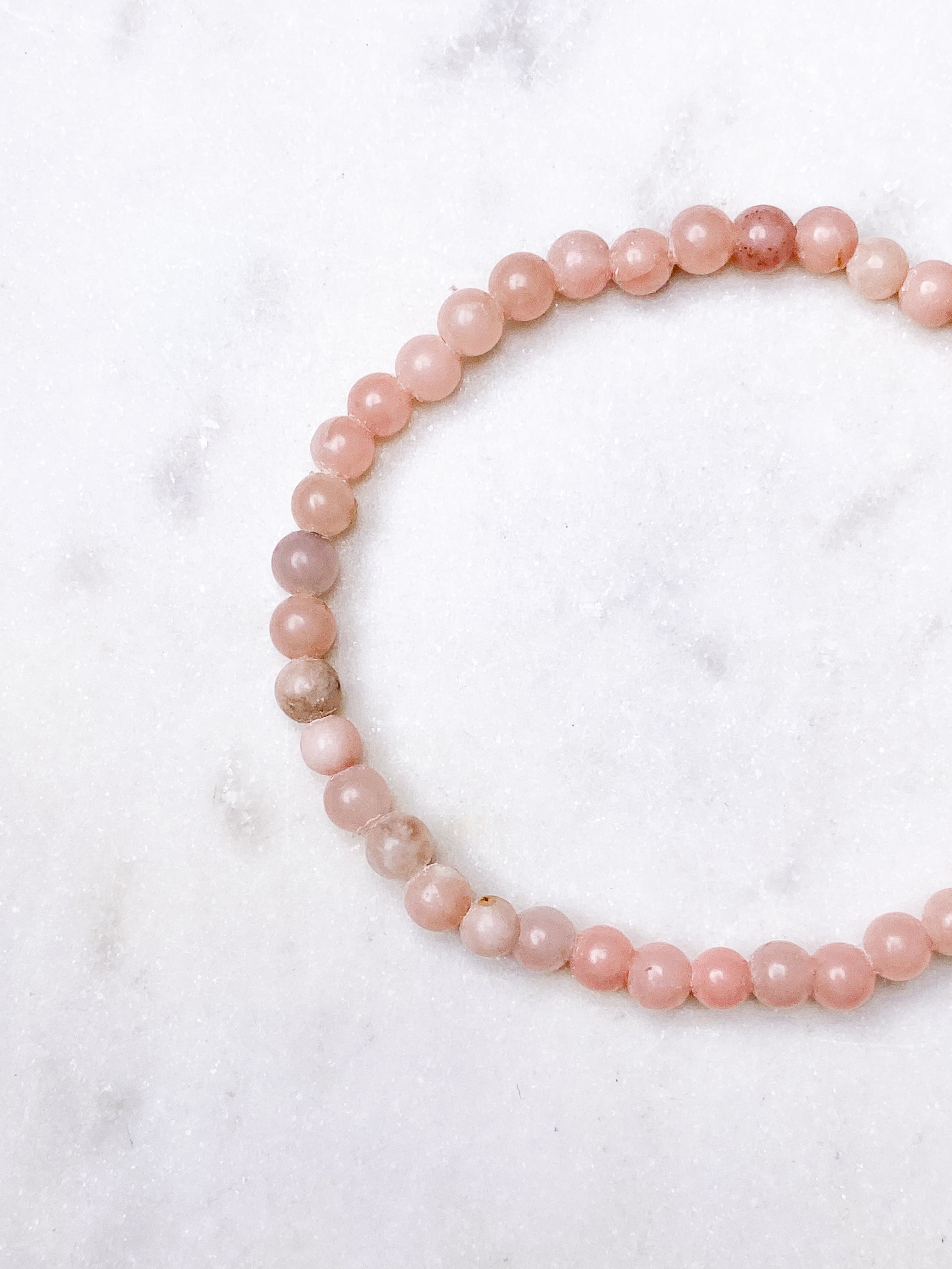Pink Opal Armbånd
