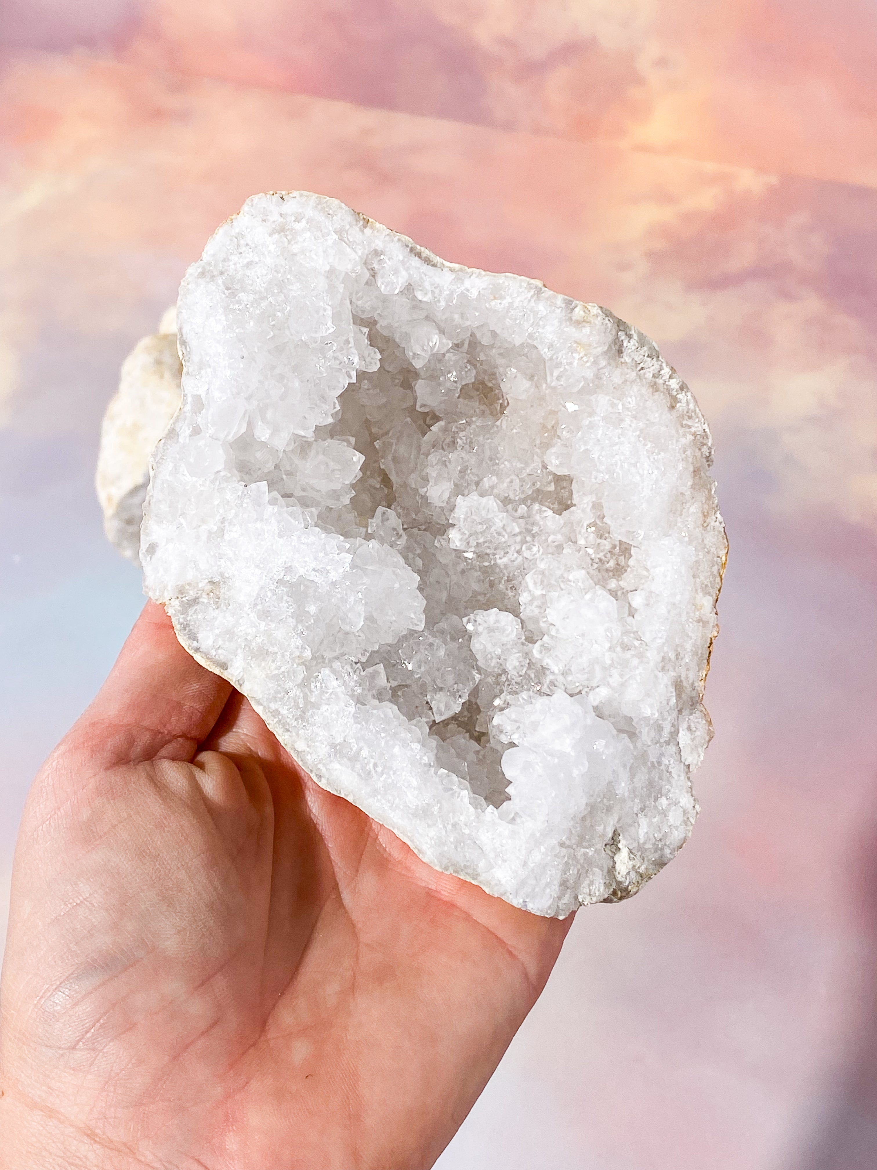 XL Bjergkrystal Geode Sæt - 2,5 kg (Nr. 4)