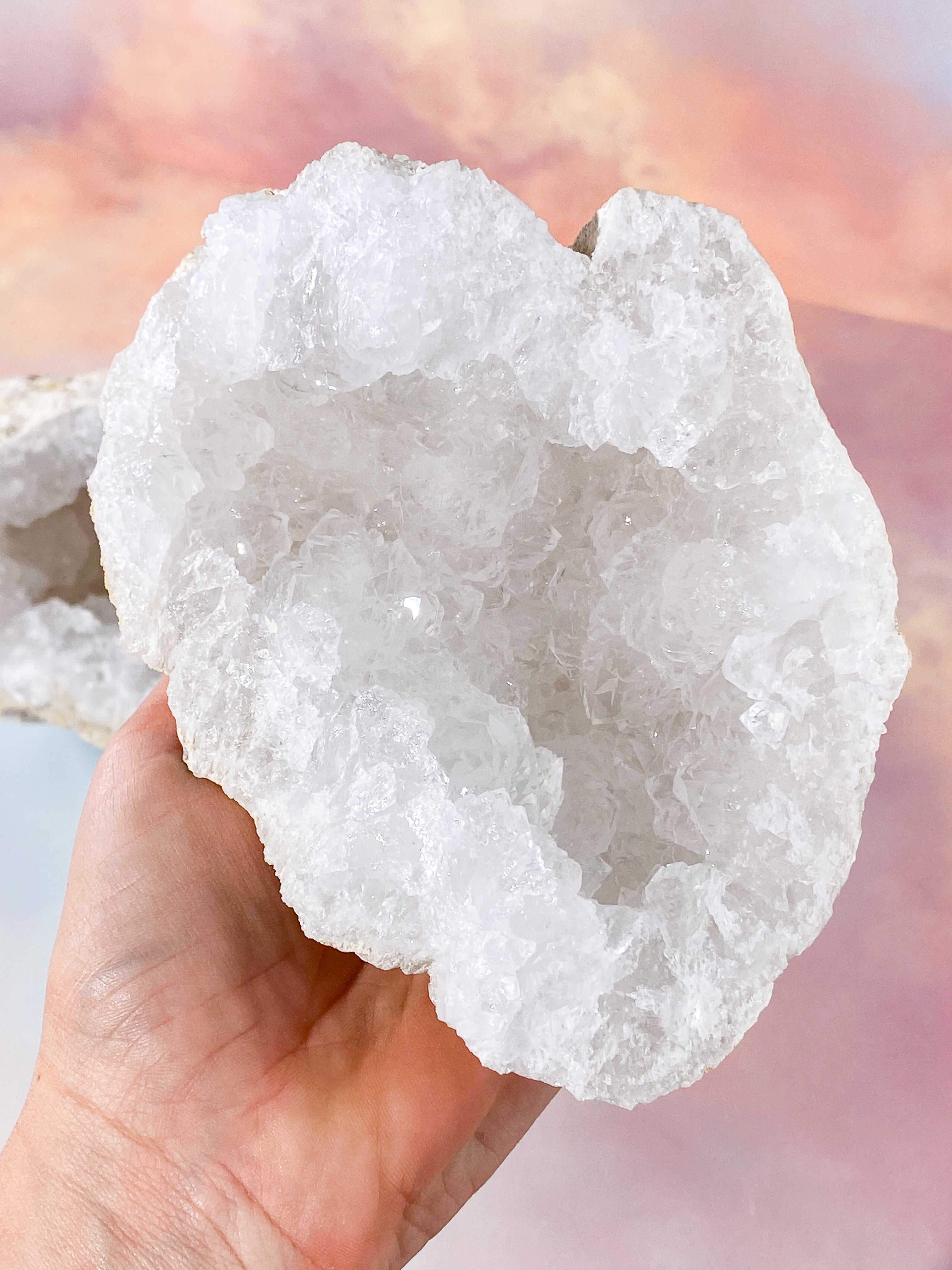 XL Bjergkrystal Geode Sæt - 5,7 kg (Nr. 7)