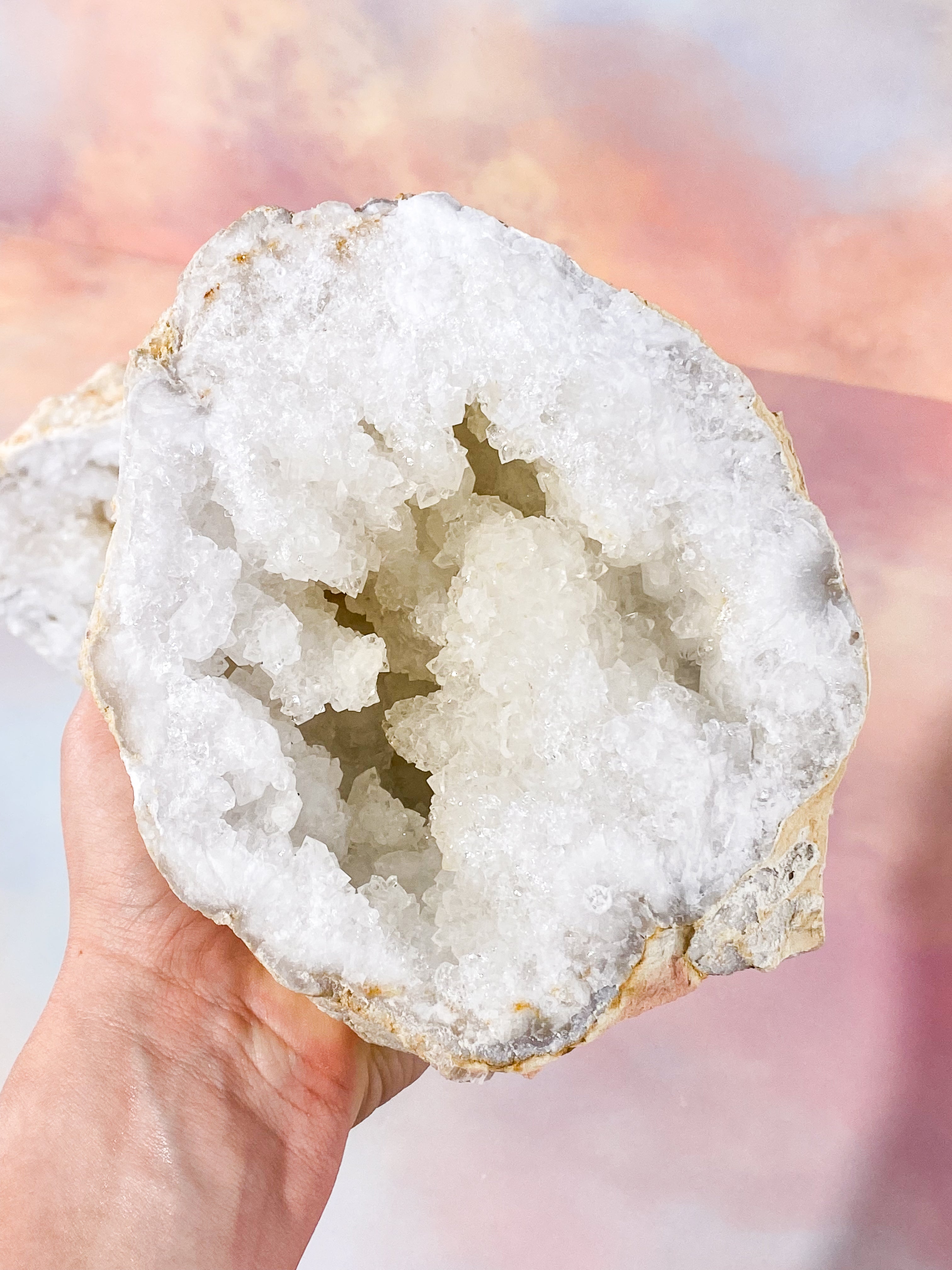 XL Bjergkrystal Geode Sæt - 5,4 kg (Nr. 10)