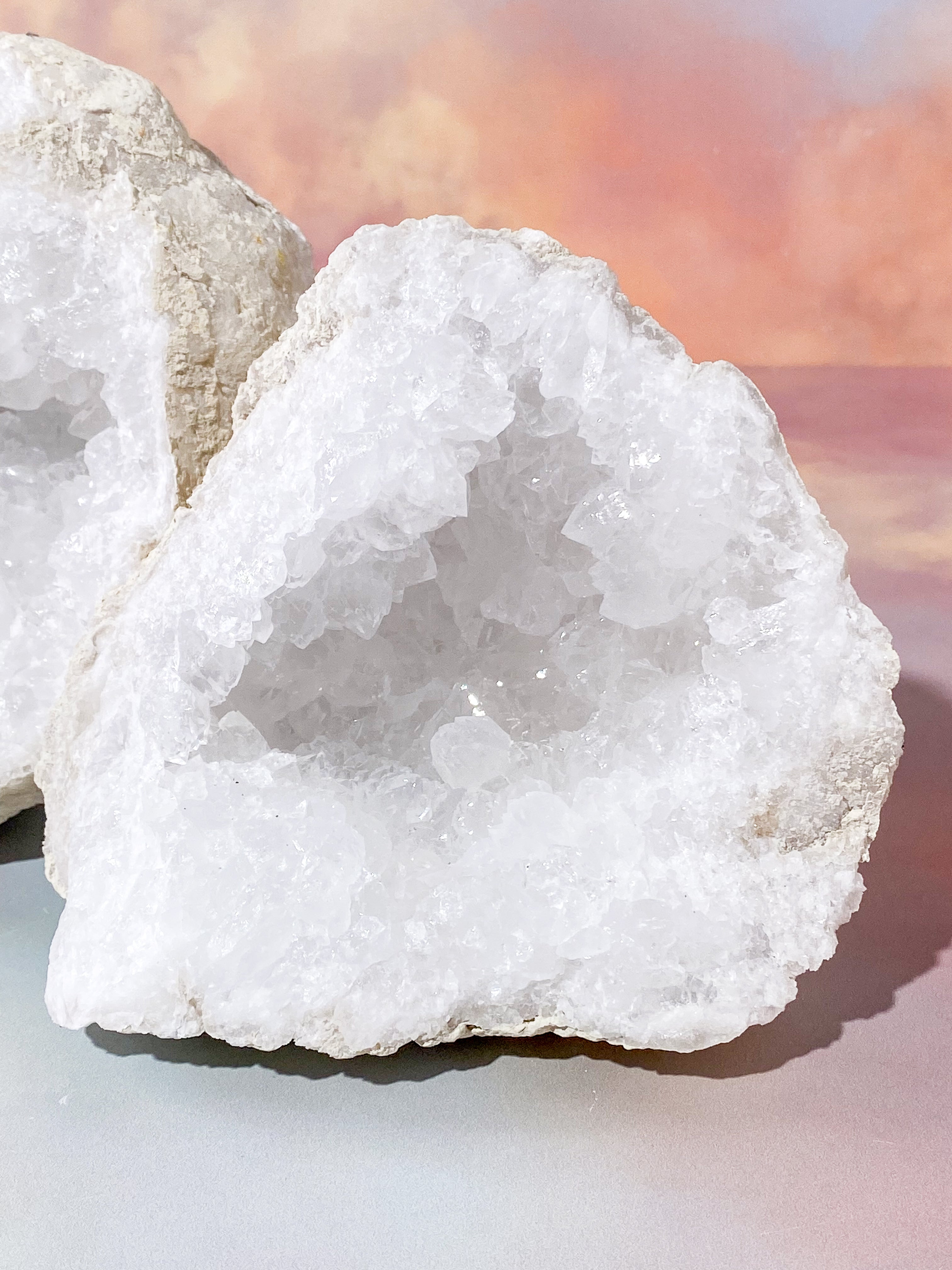 XL Bjergkrystal Geode Sæt - 5,2 kg (Nr. 13)