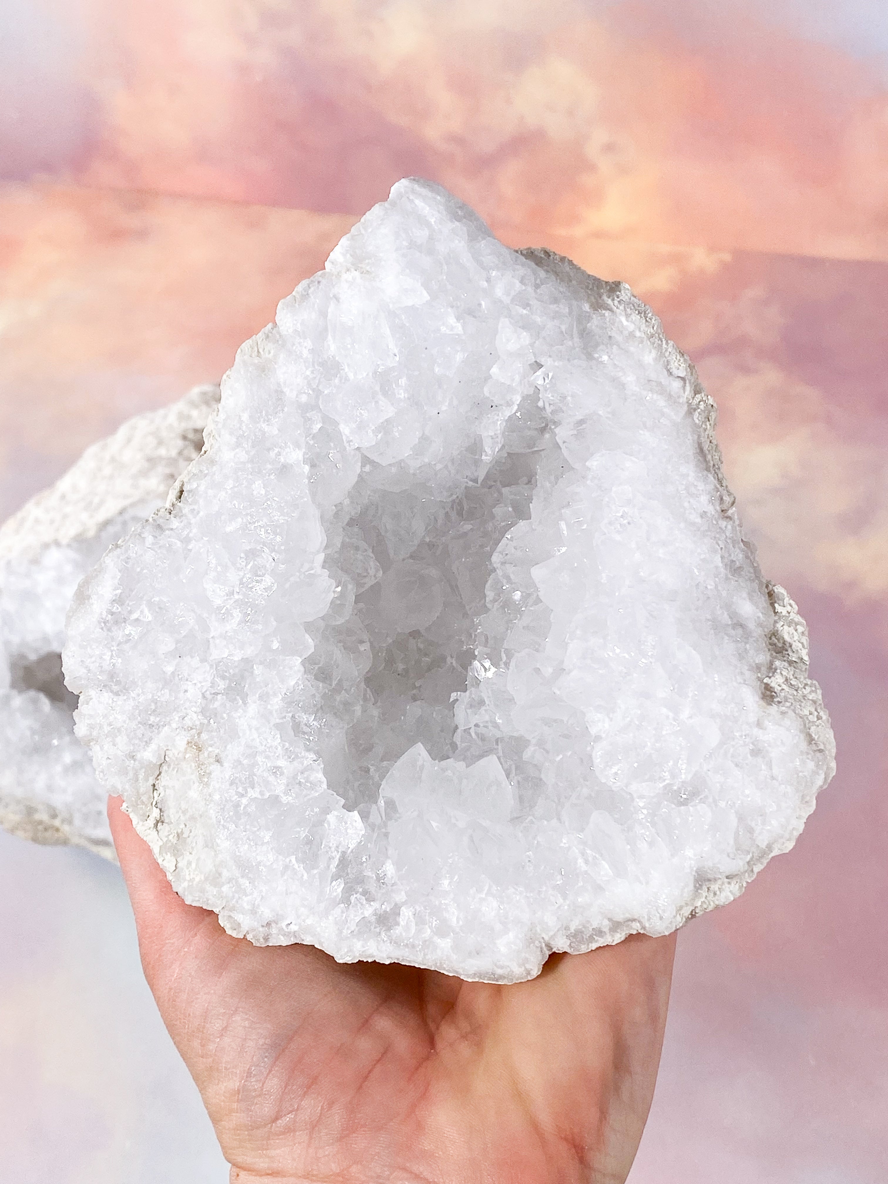 XL Bjergkrystal Geode Sæt - 5,2 kg (Nr. 13)