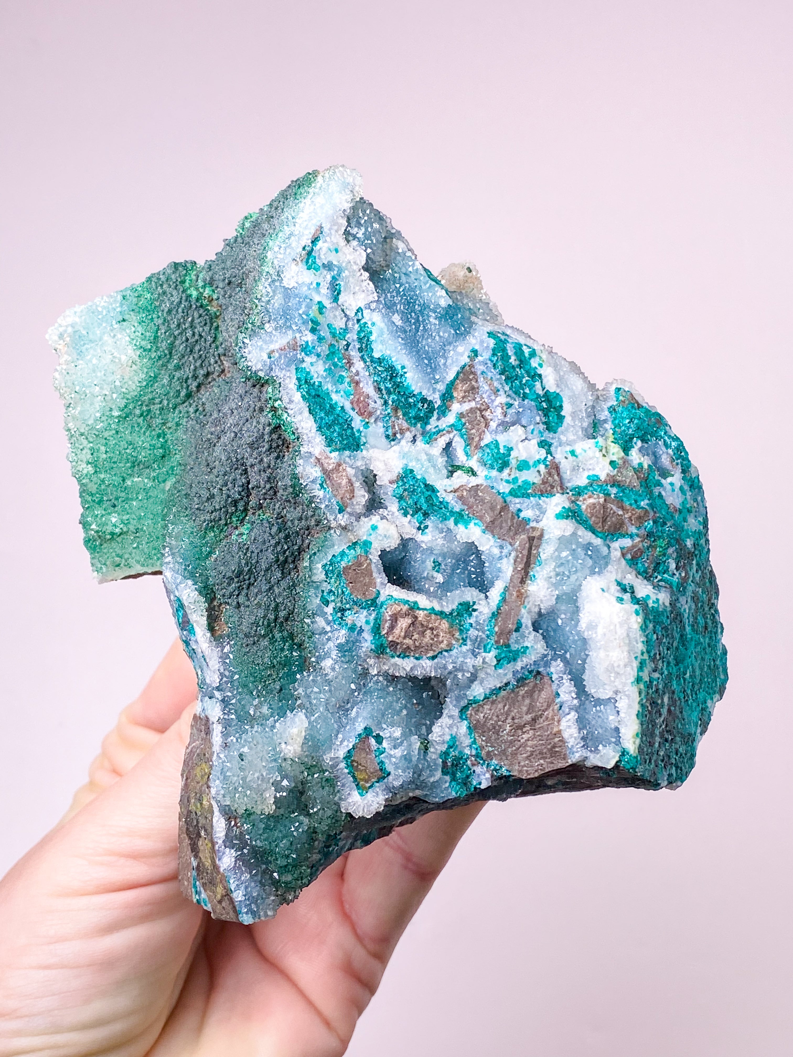 Druzy Dioptase (No. 10)