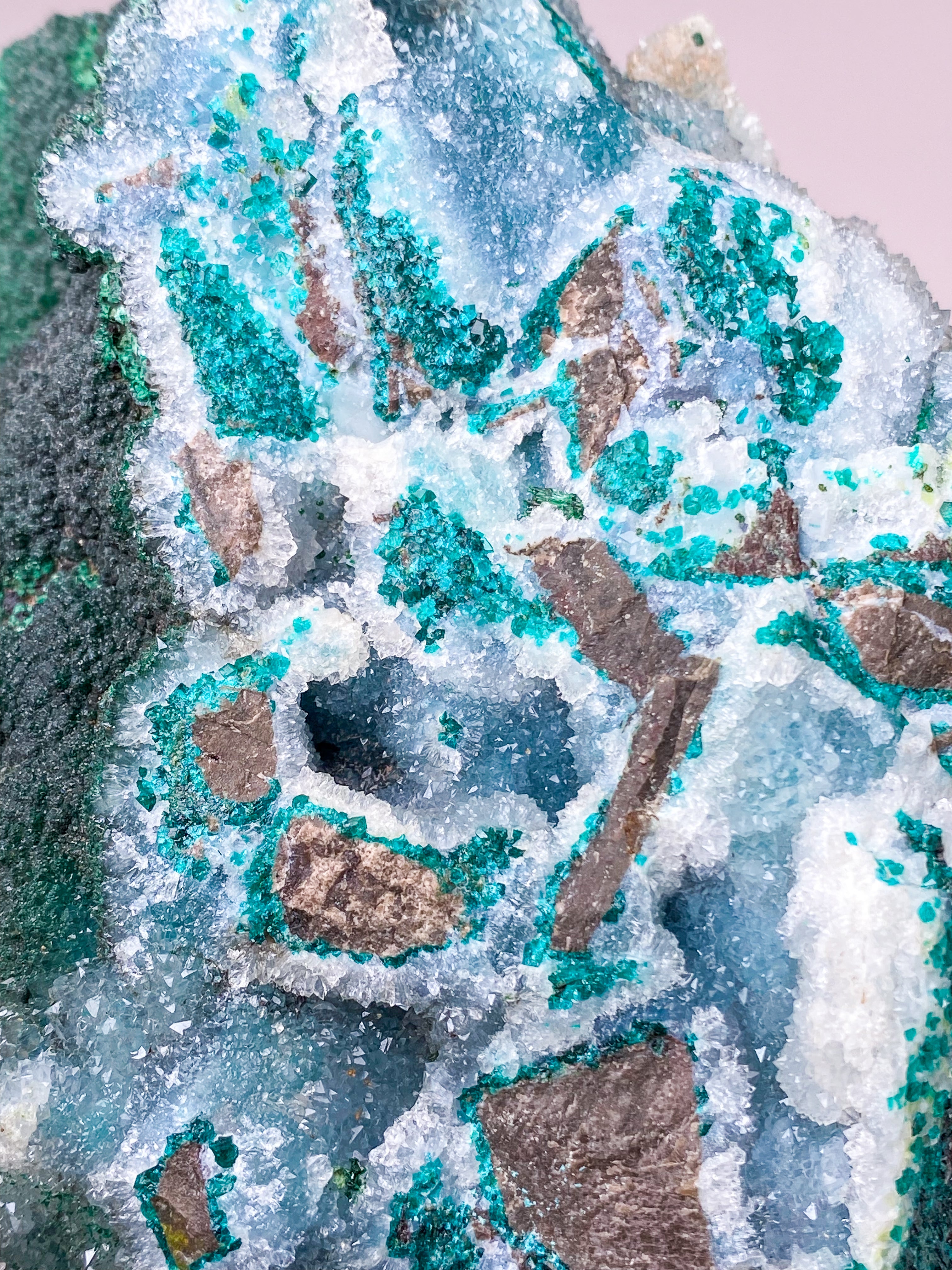 Druzy Dioptase (Nr. 10)