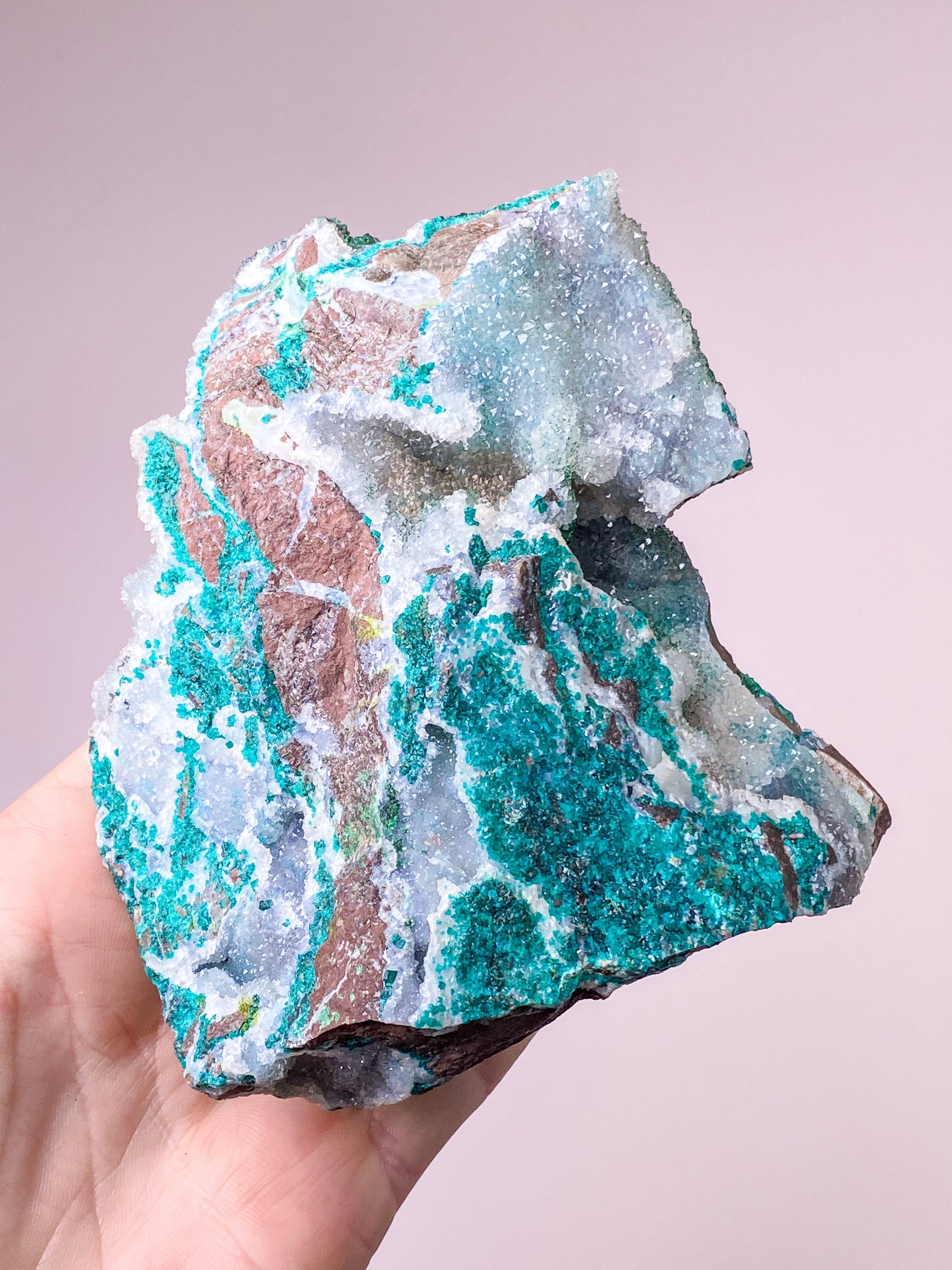 Druzy Dioptase (Nr. 10)