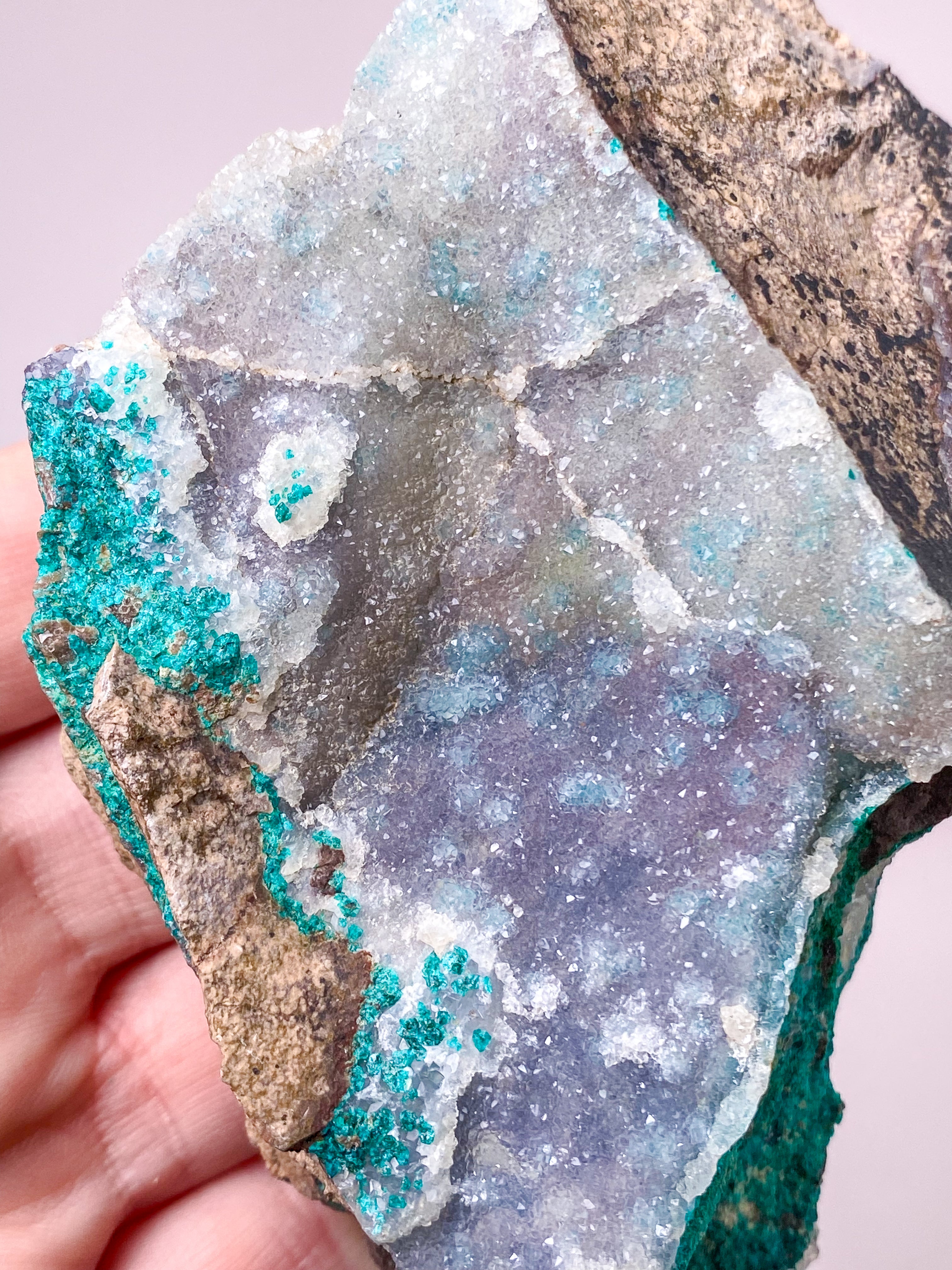 Druzy Dioptase (Nr. 11)