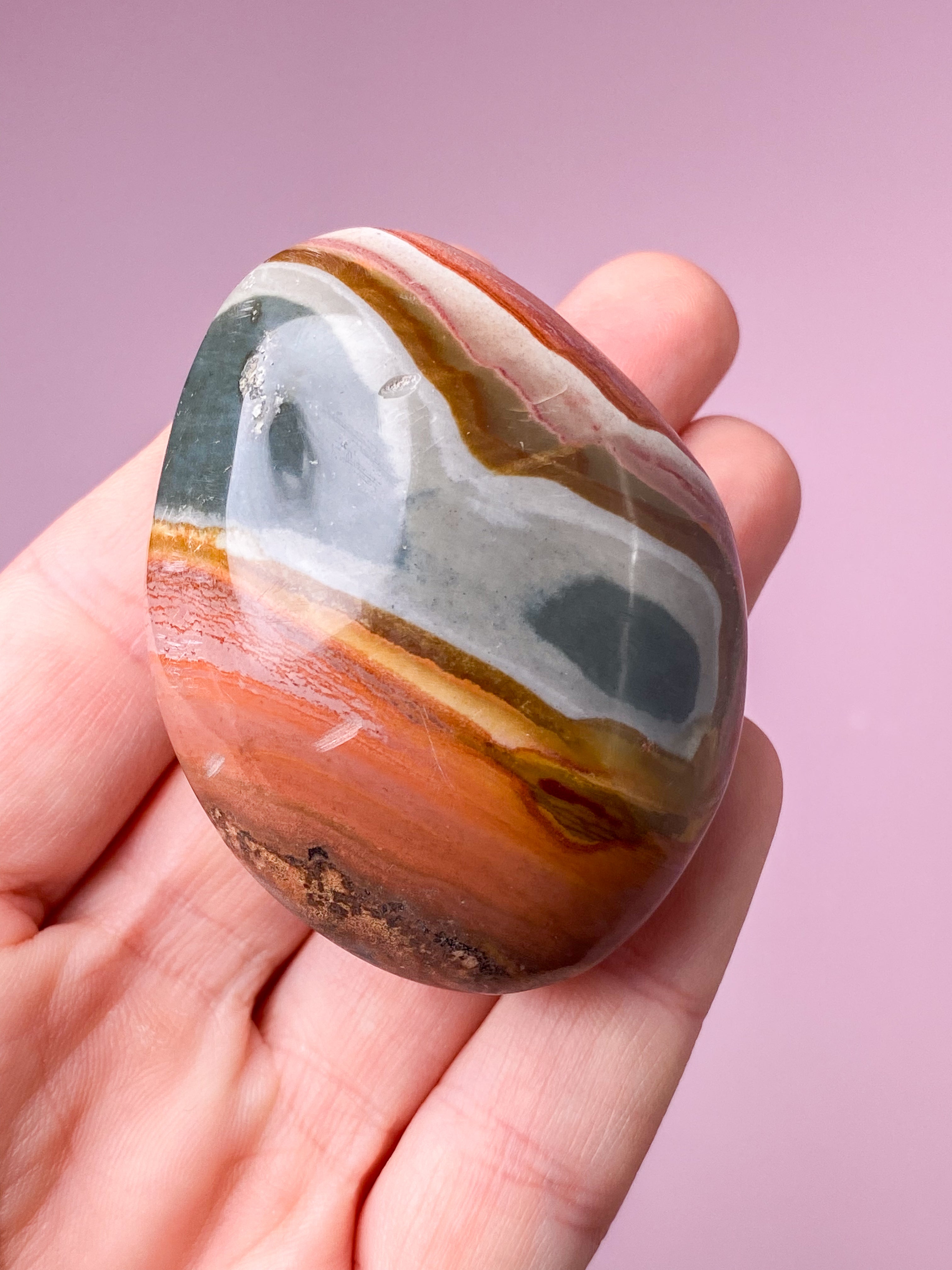 Polychrome Jaspis Palmstone (Nr. 6)