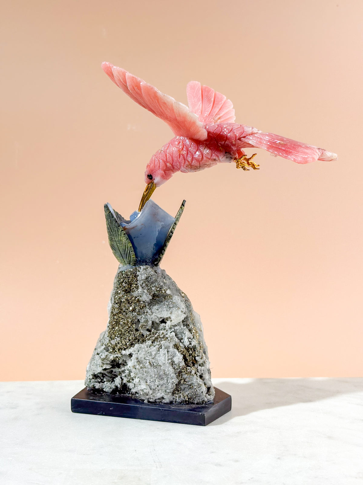 Kolibri Krystal Skulptur (Nr. 2)