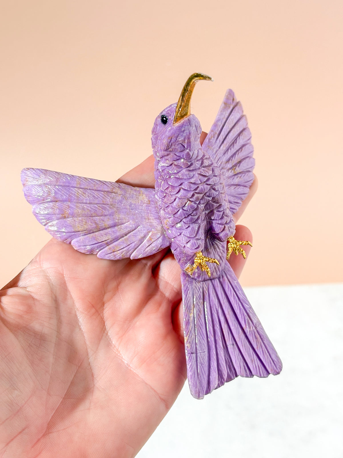Kolibri Krystal Skulptur (Nr. 3)
