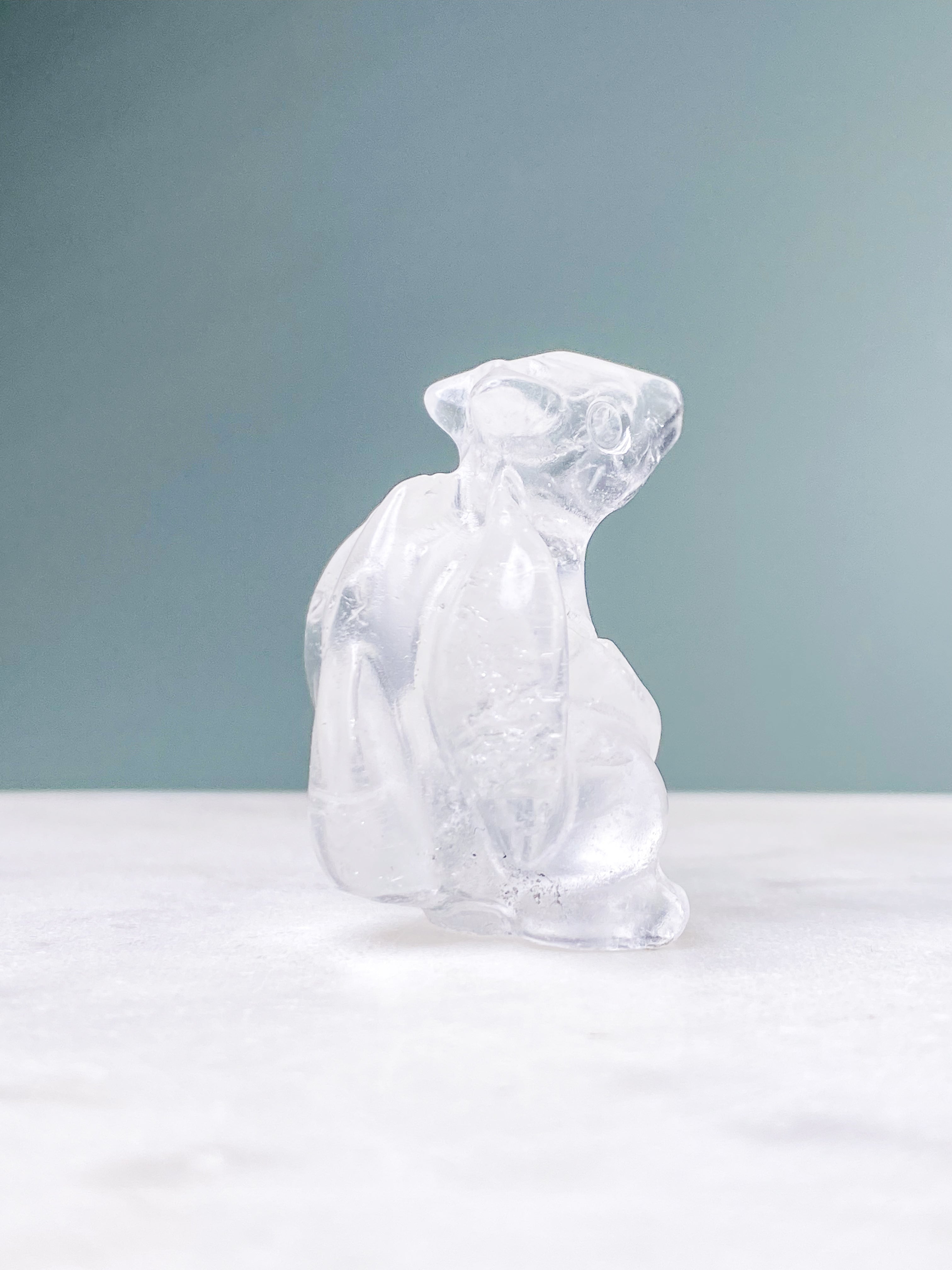 Rock crystal pocket stone