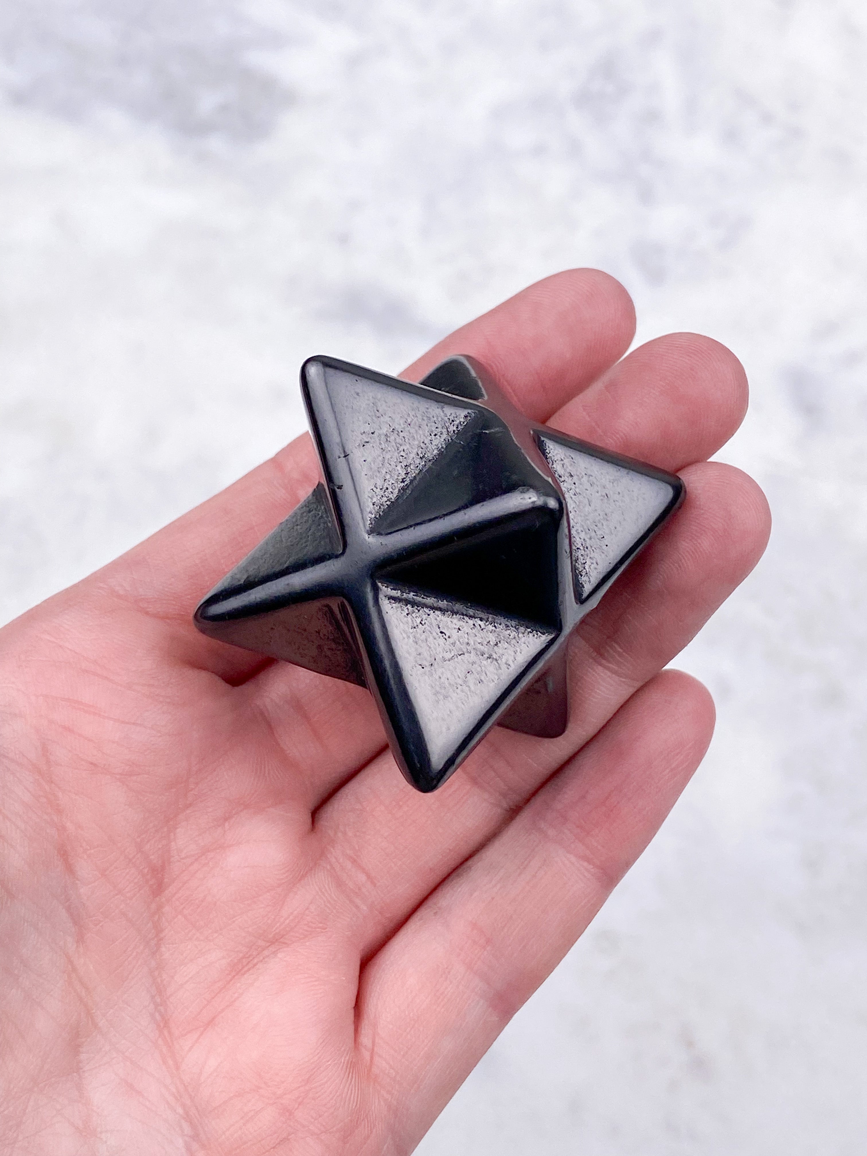 Shungit Merkaba Stjerne