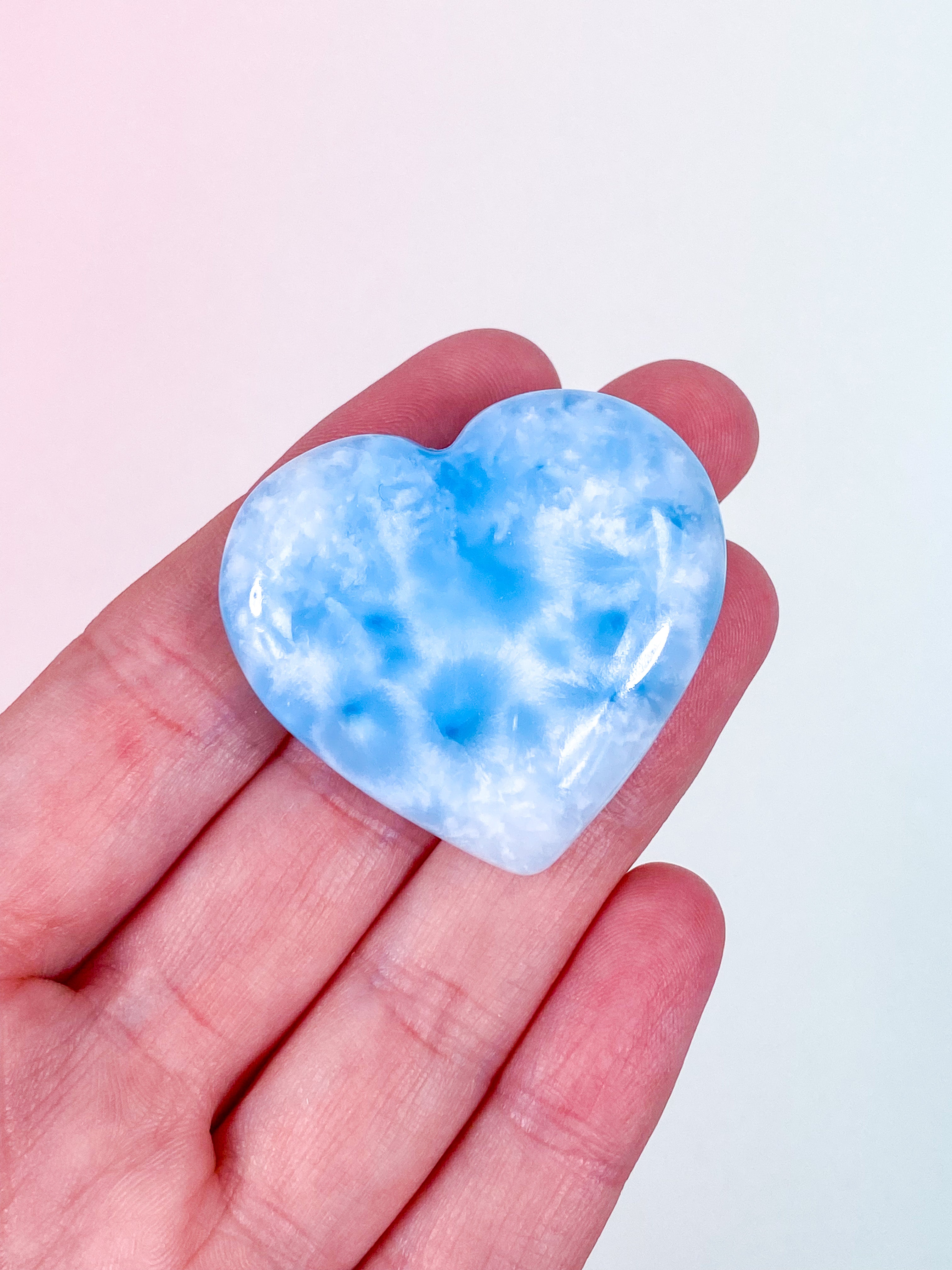 Larimar Hjerte (Nr. 6) Eksklusiv Kvalitet