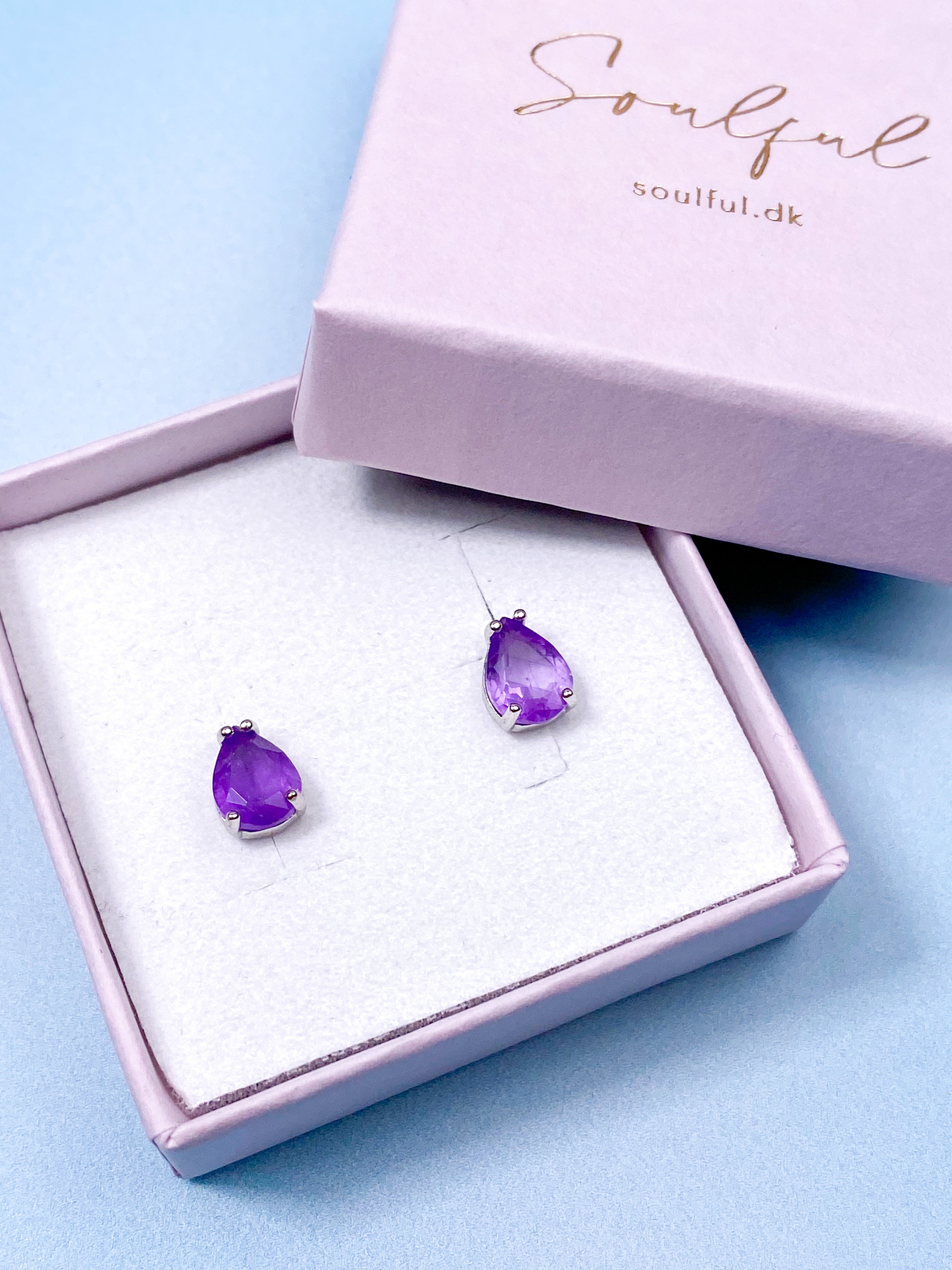 Ametyst Drops Ørestikker