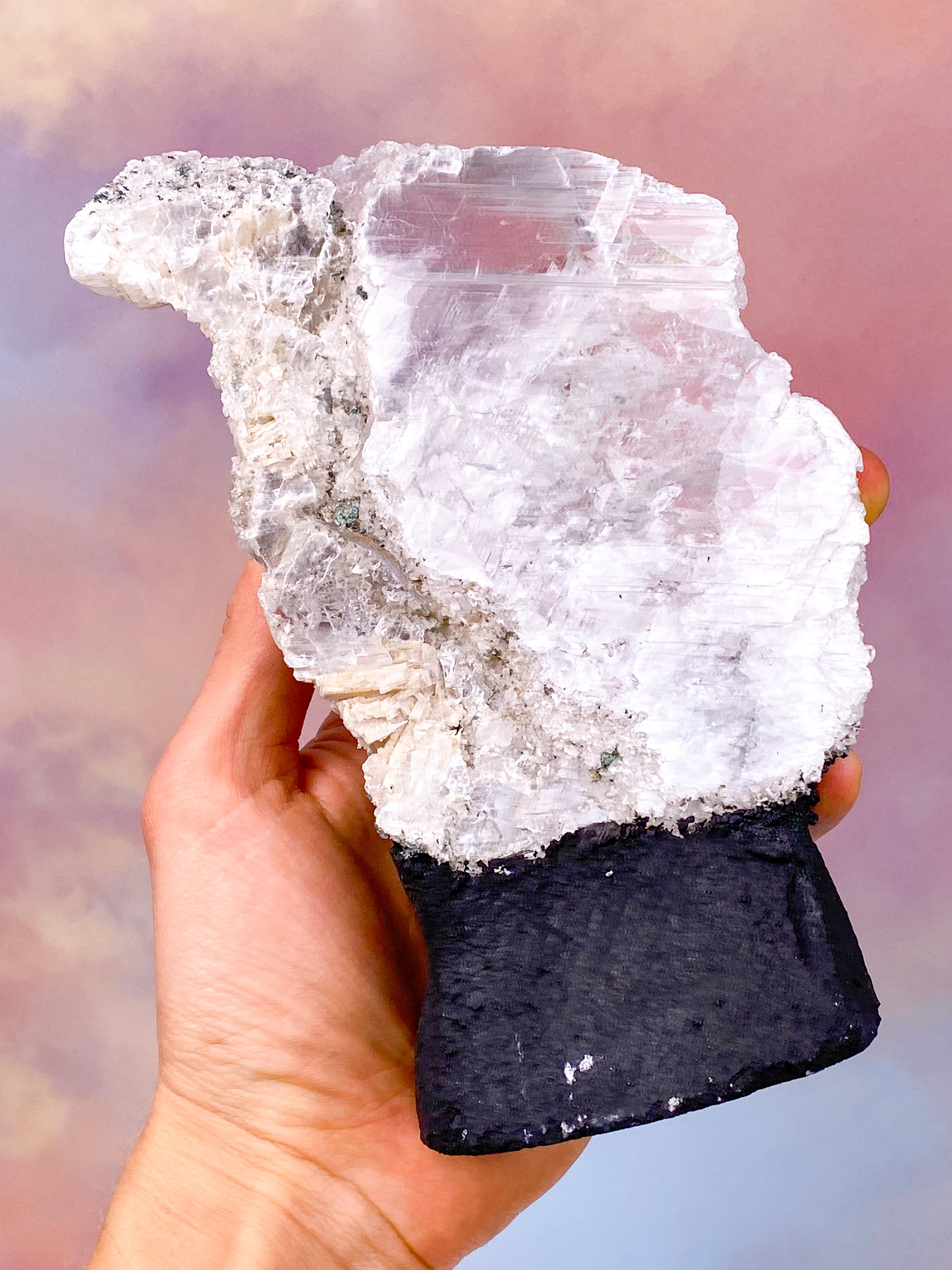 Selenit/Gypsum Formation - Showpiece (Nr. 1)