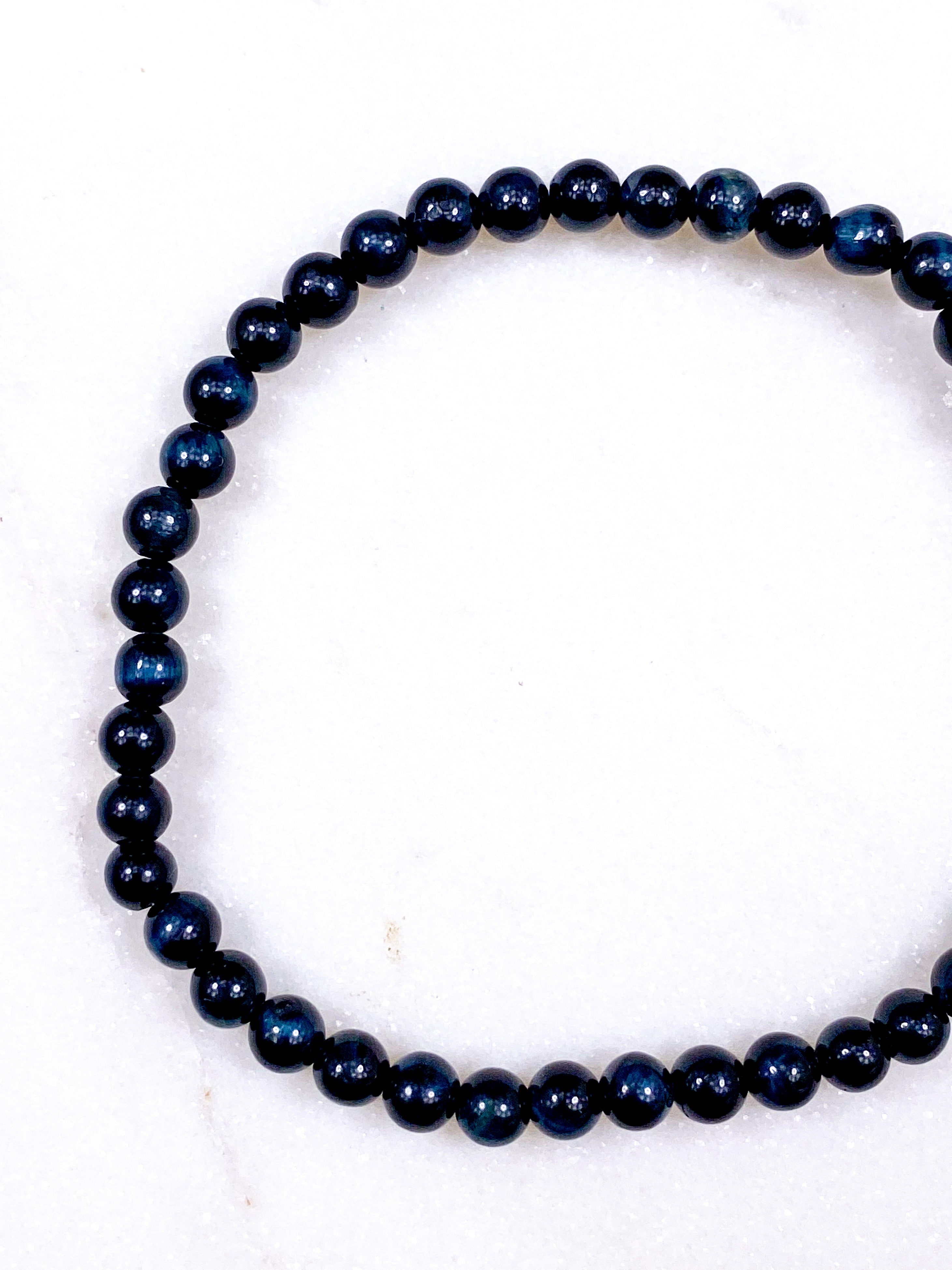 Blå Tigerøje Armbånd