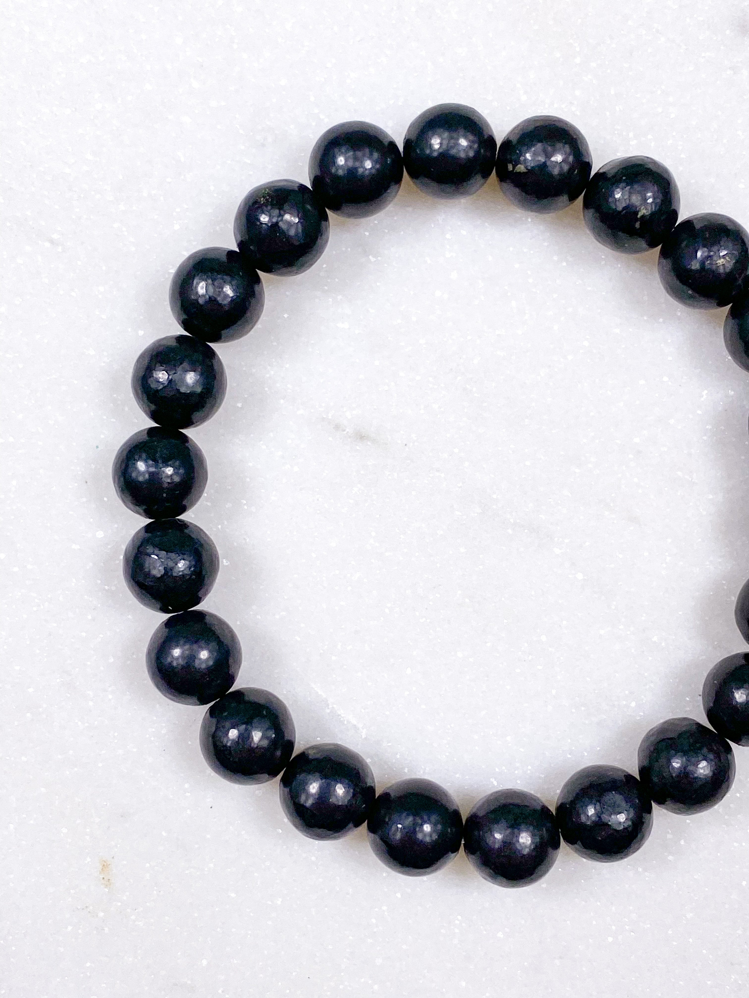 Shungit Armbånd (Herre)