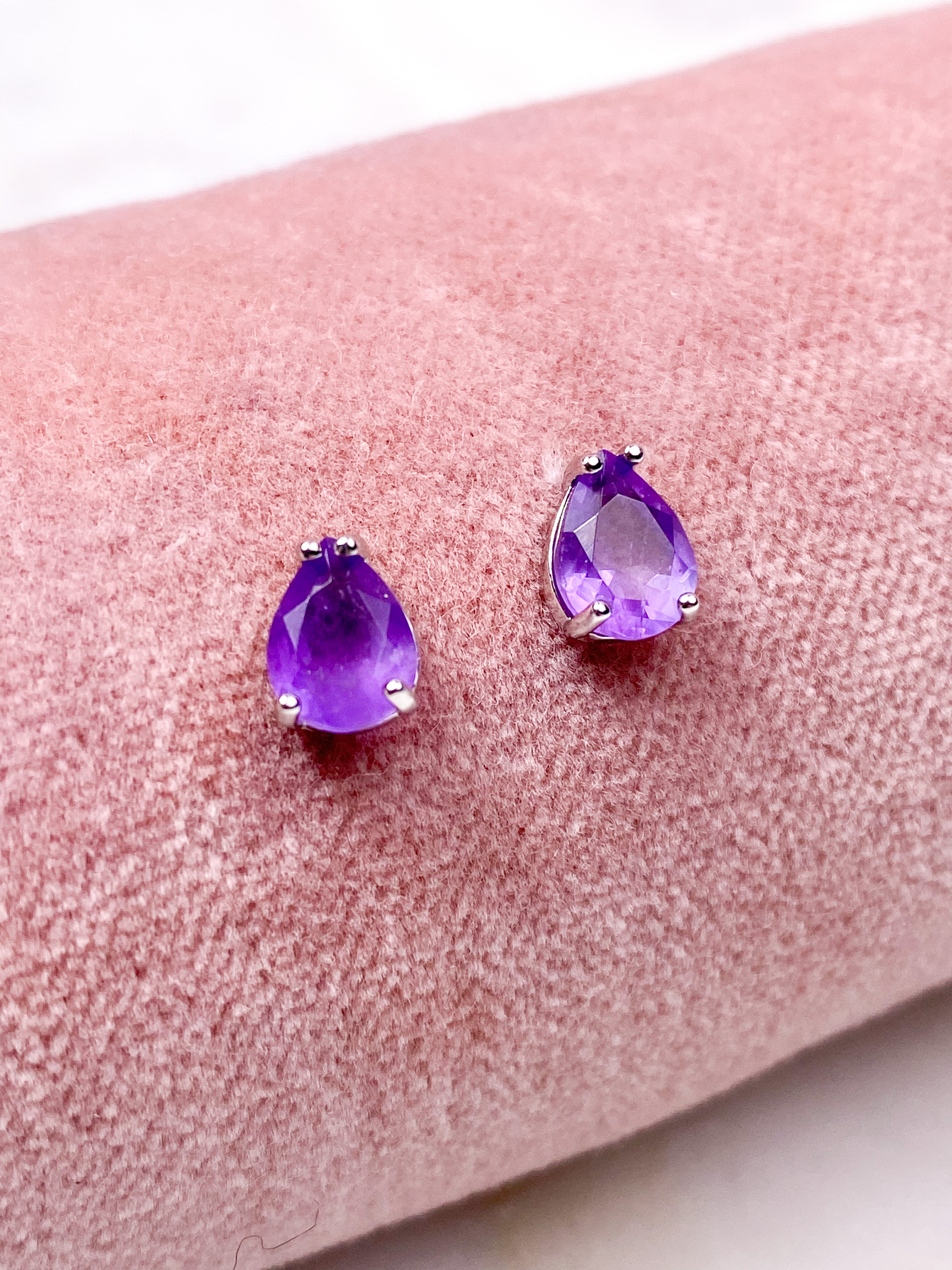 Ametyst Drops Ørestikker