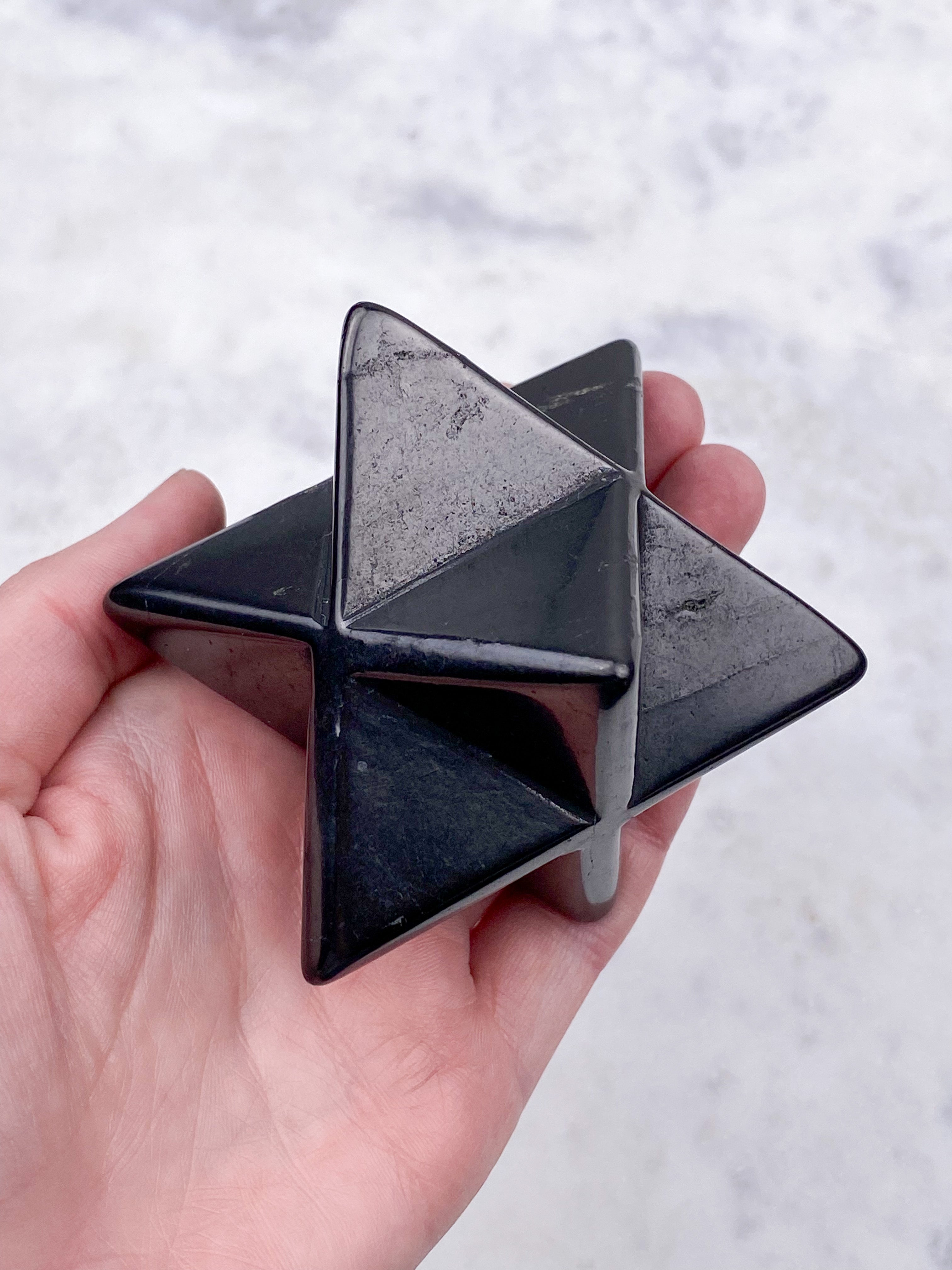 Shungit Merkaba Stjerne
