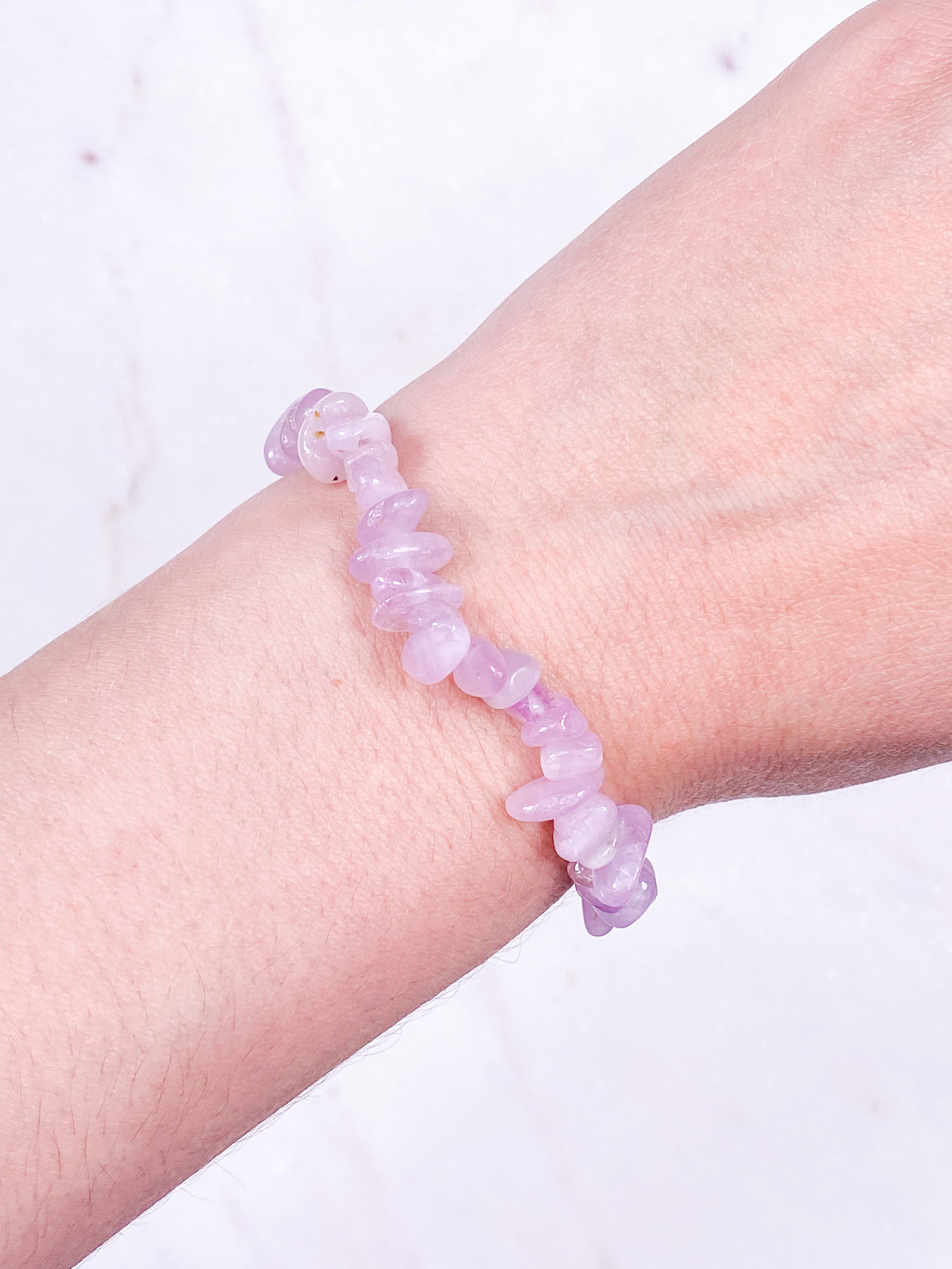 Kunzit Chip Armband