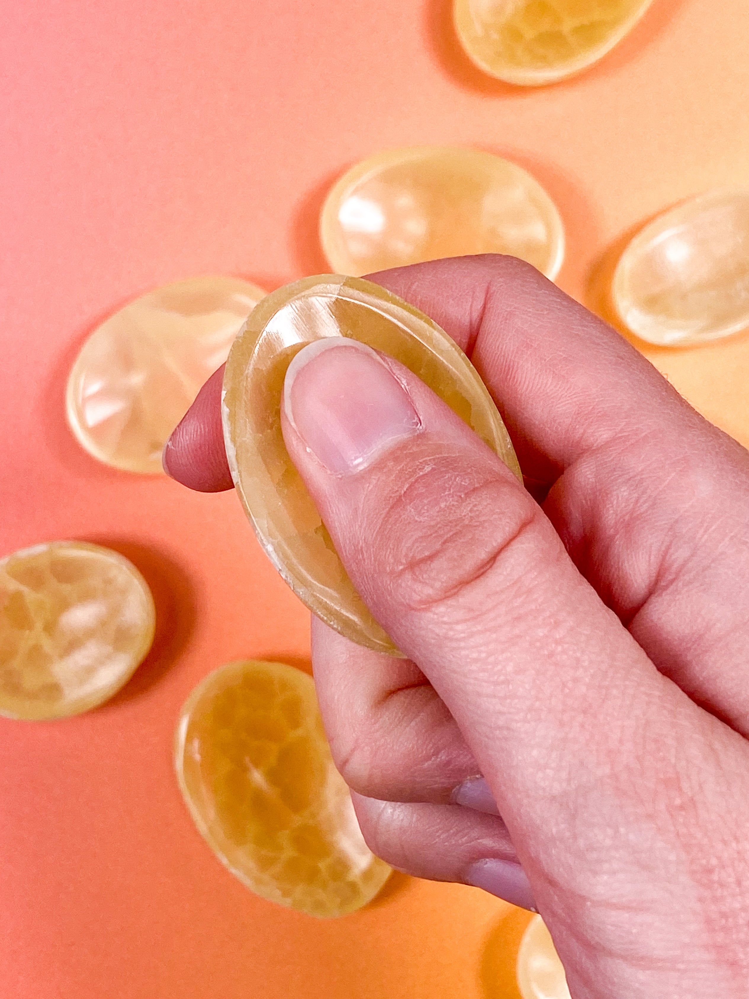 Citronkalcit Worrystone