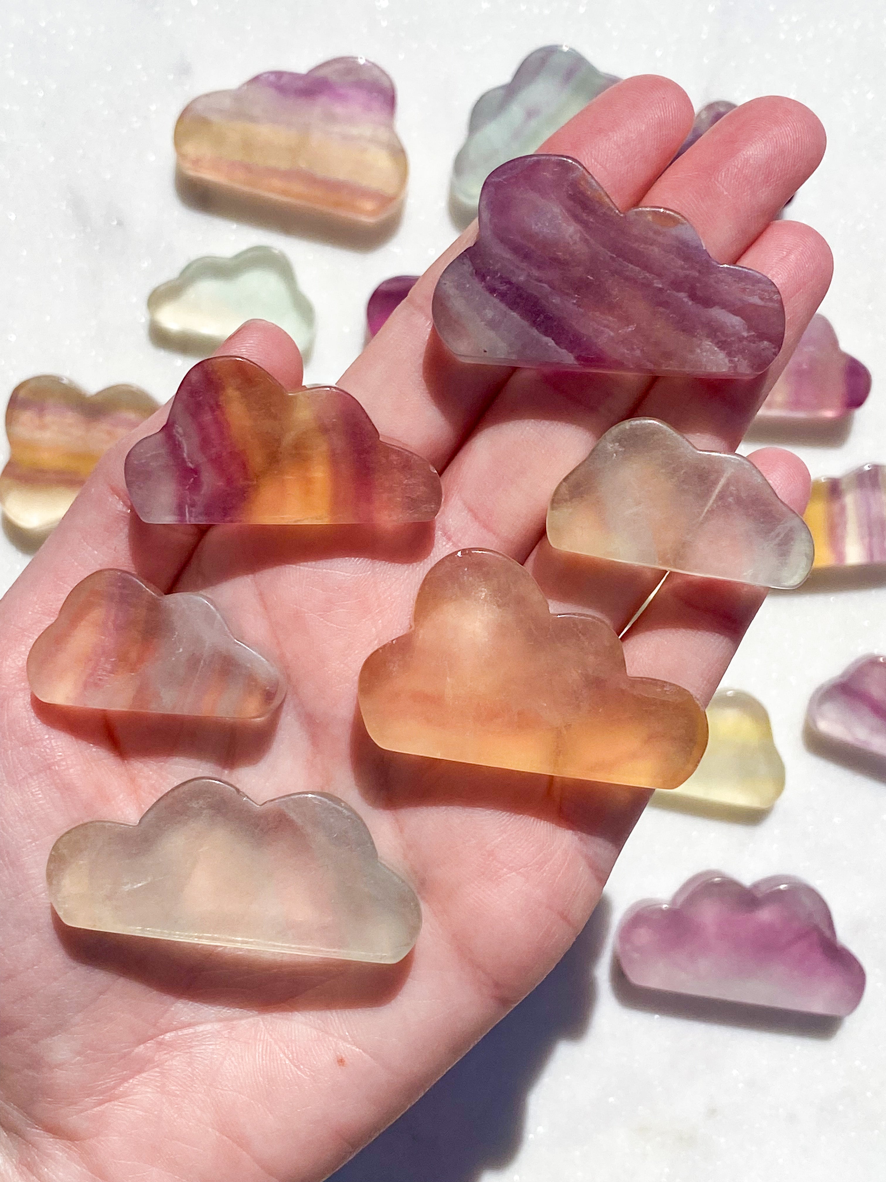 Rainbow Fluorite Cloud - Light