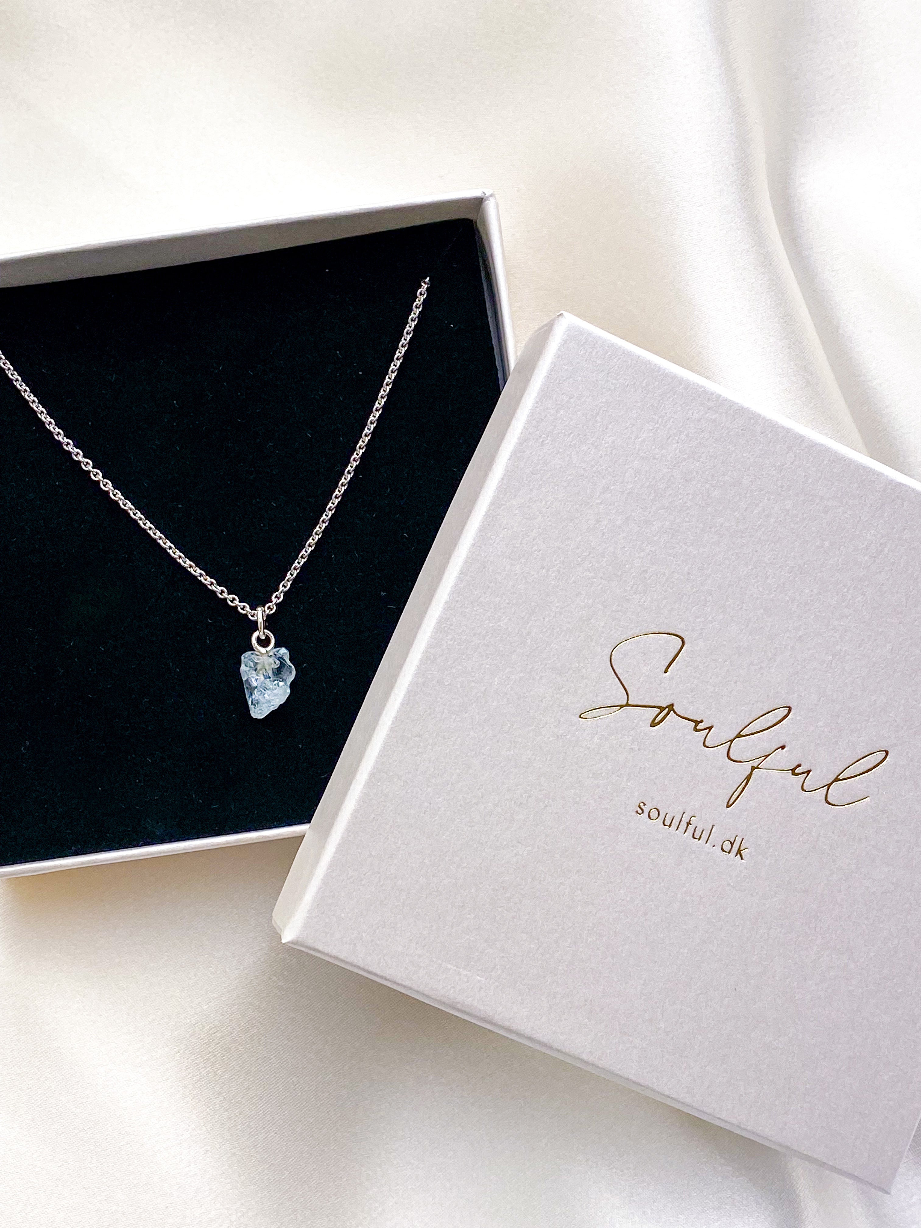 Aquamarine RAW PETITE Necklace