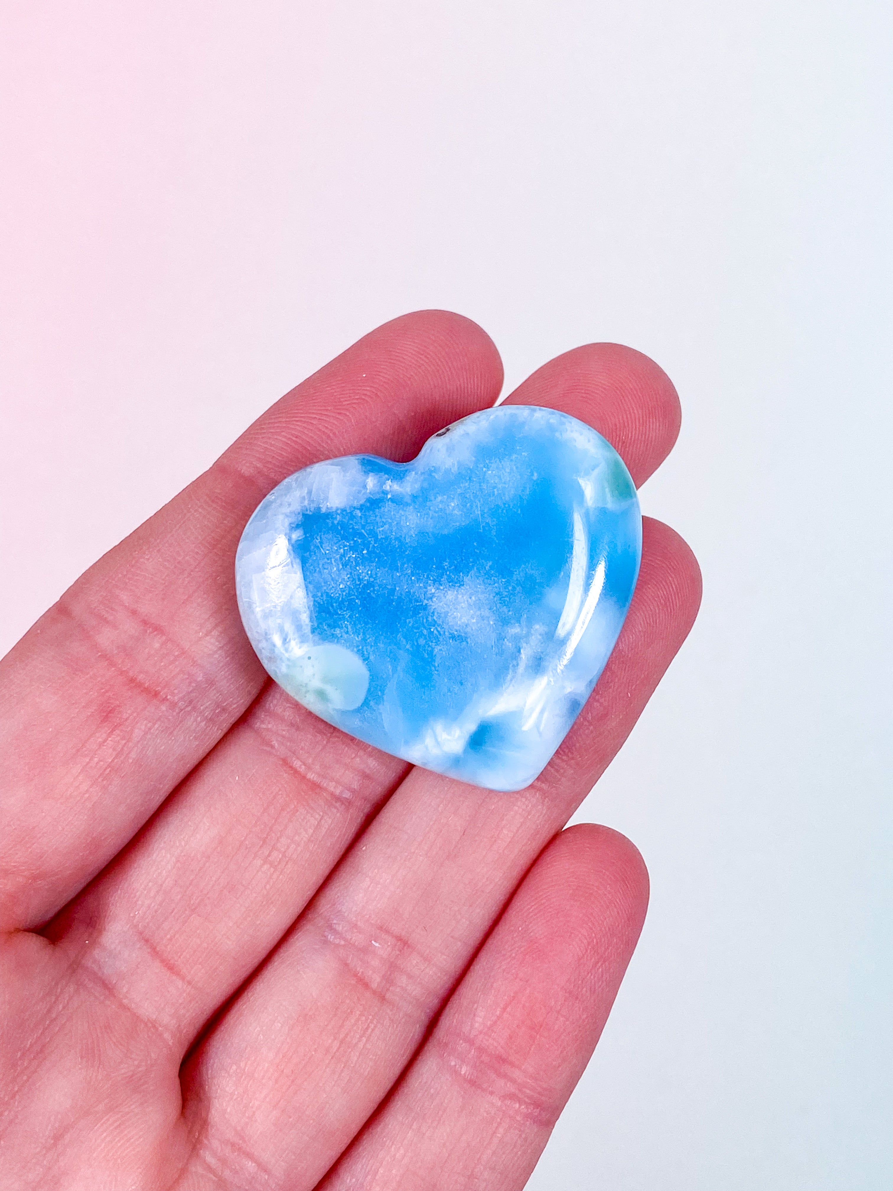 Larimar Hjerte (Nr. 17) Eksklusiv Kvalitet