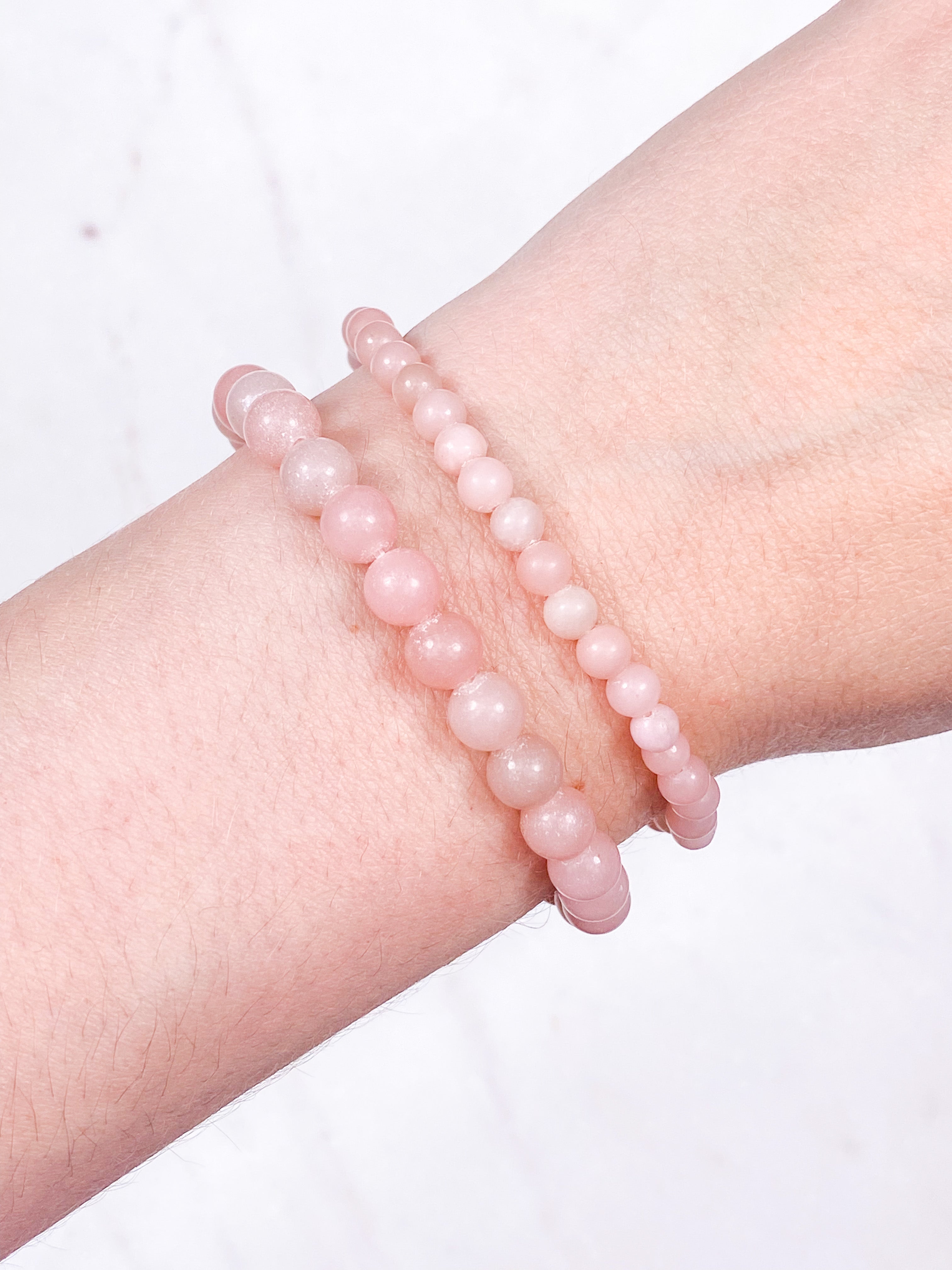 Pink Opal Armbånd