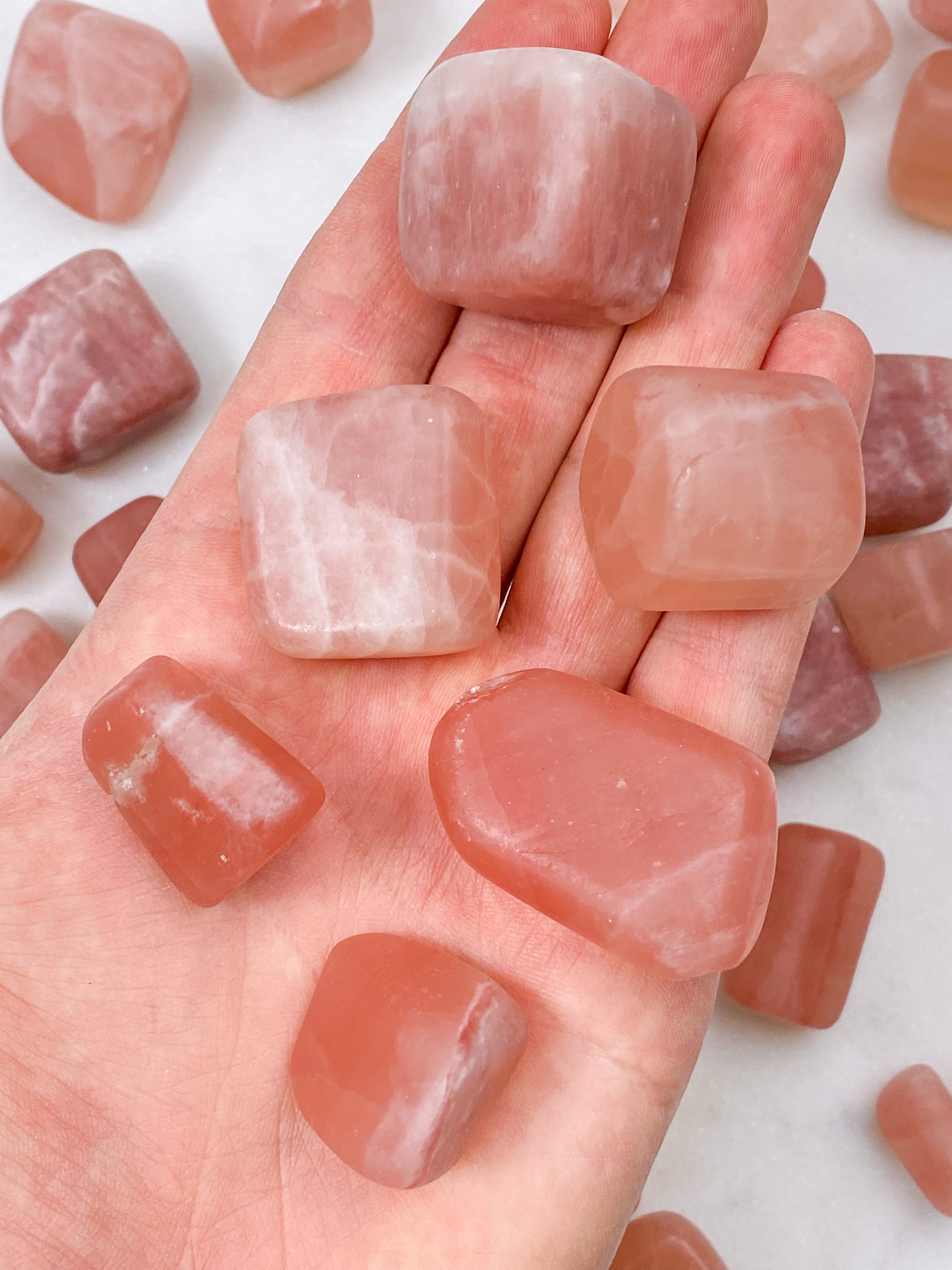 Rosa Calcit Lommesten