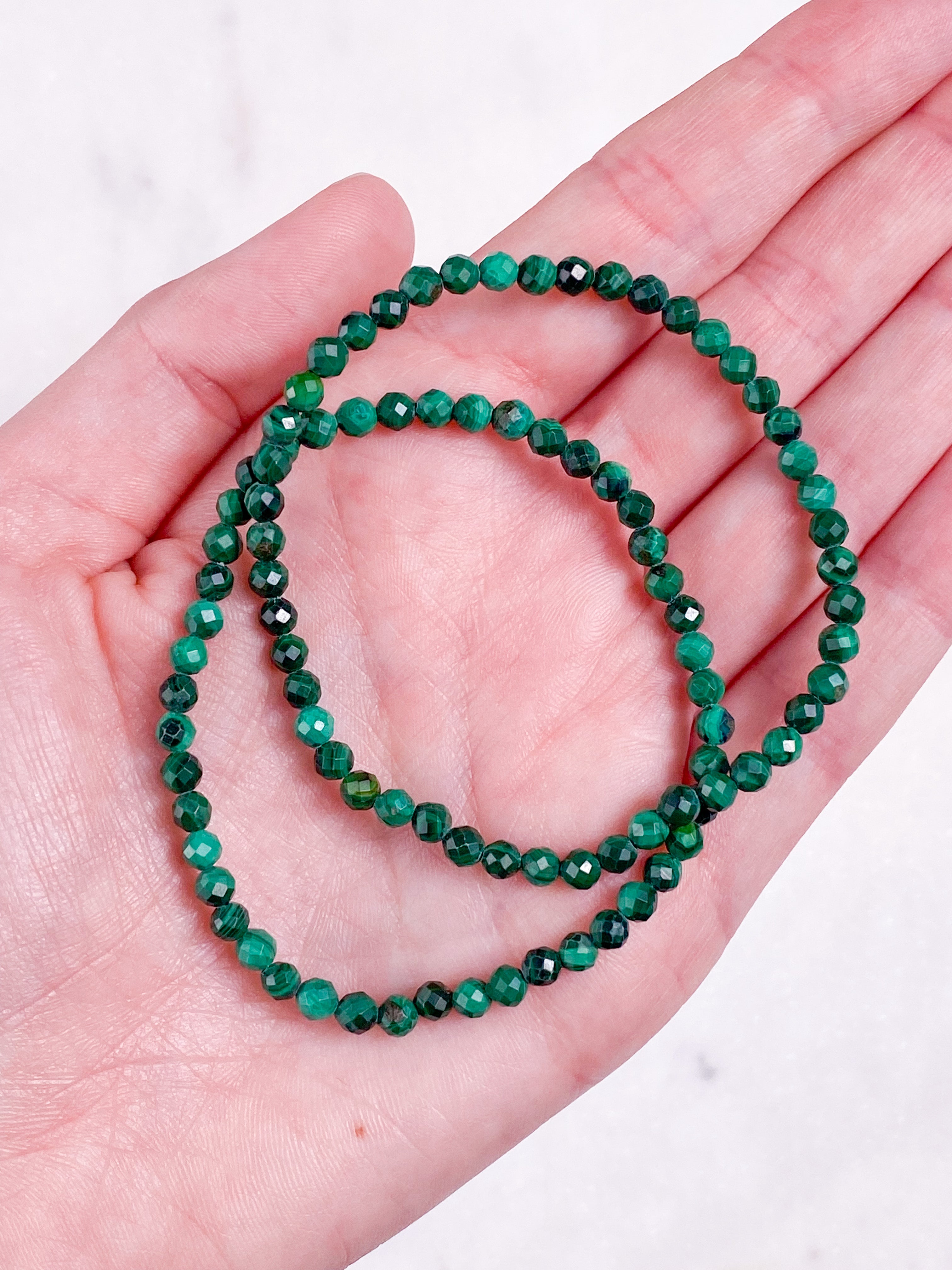 Malakit Armbånd (Facet)