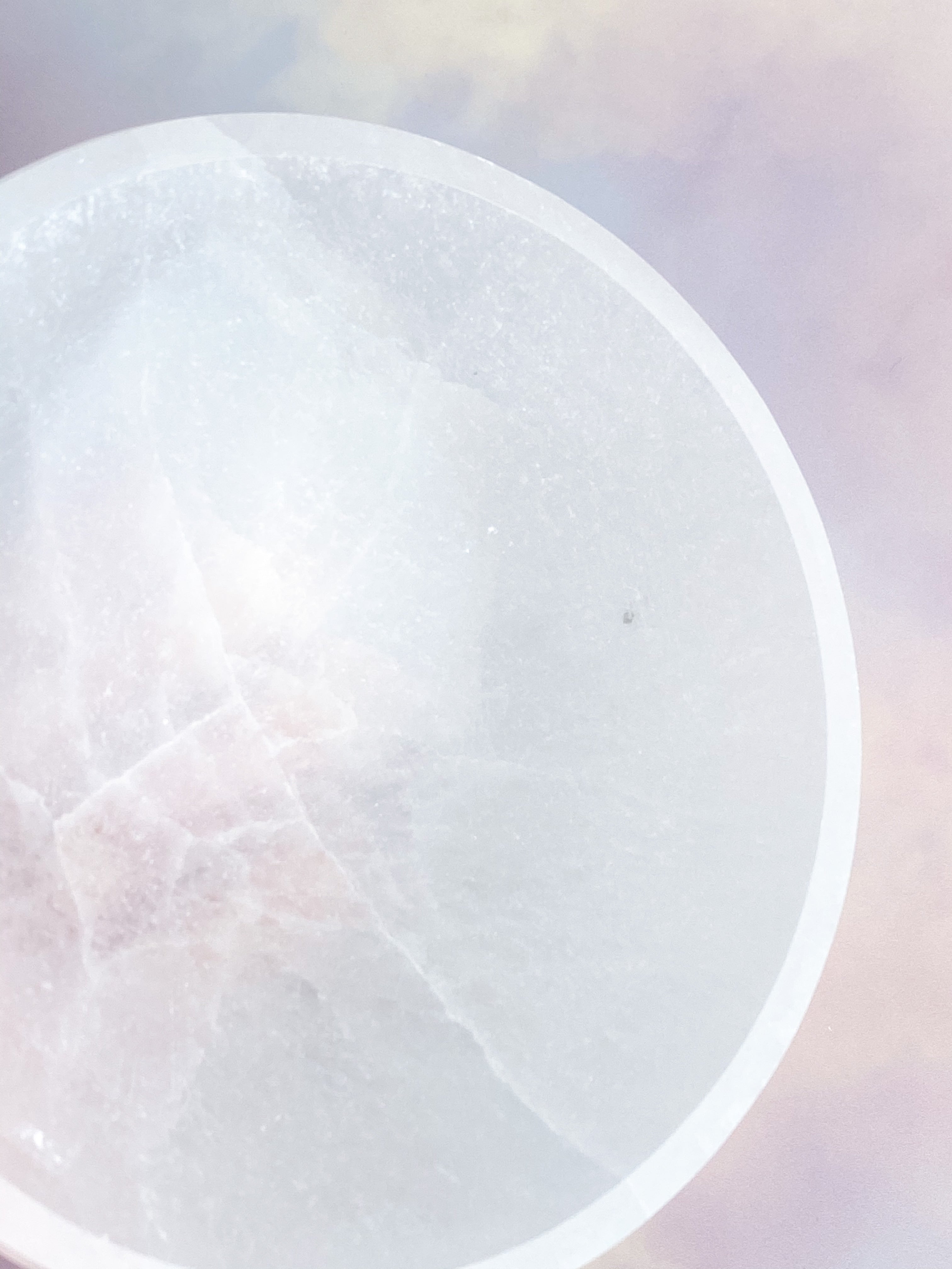 Selenit Skål -  Stor