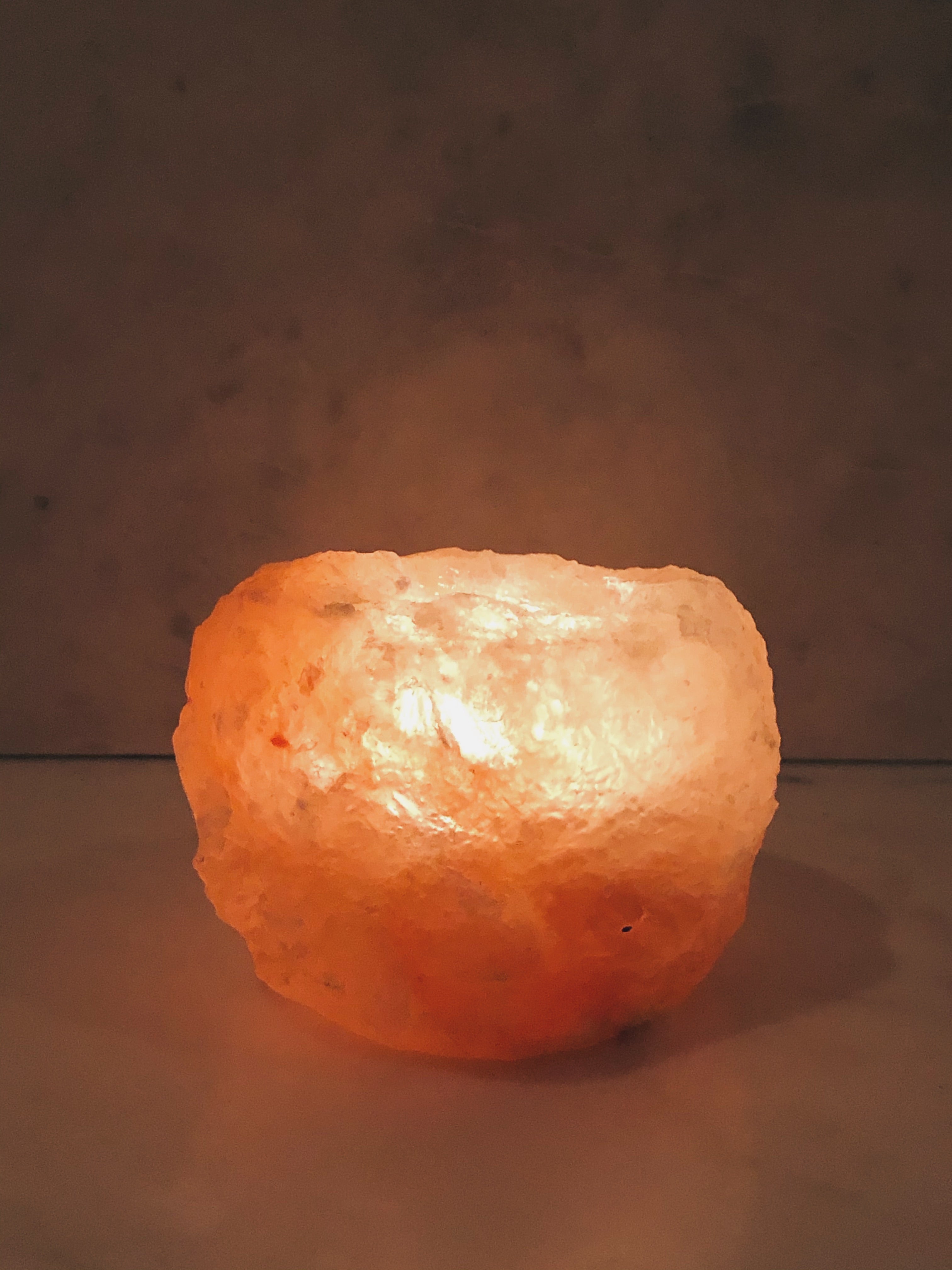 Himalaya Salt Fyrfadsholder