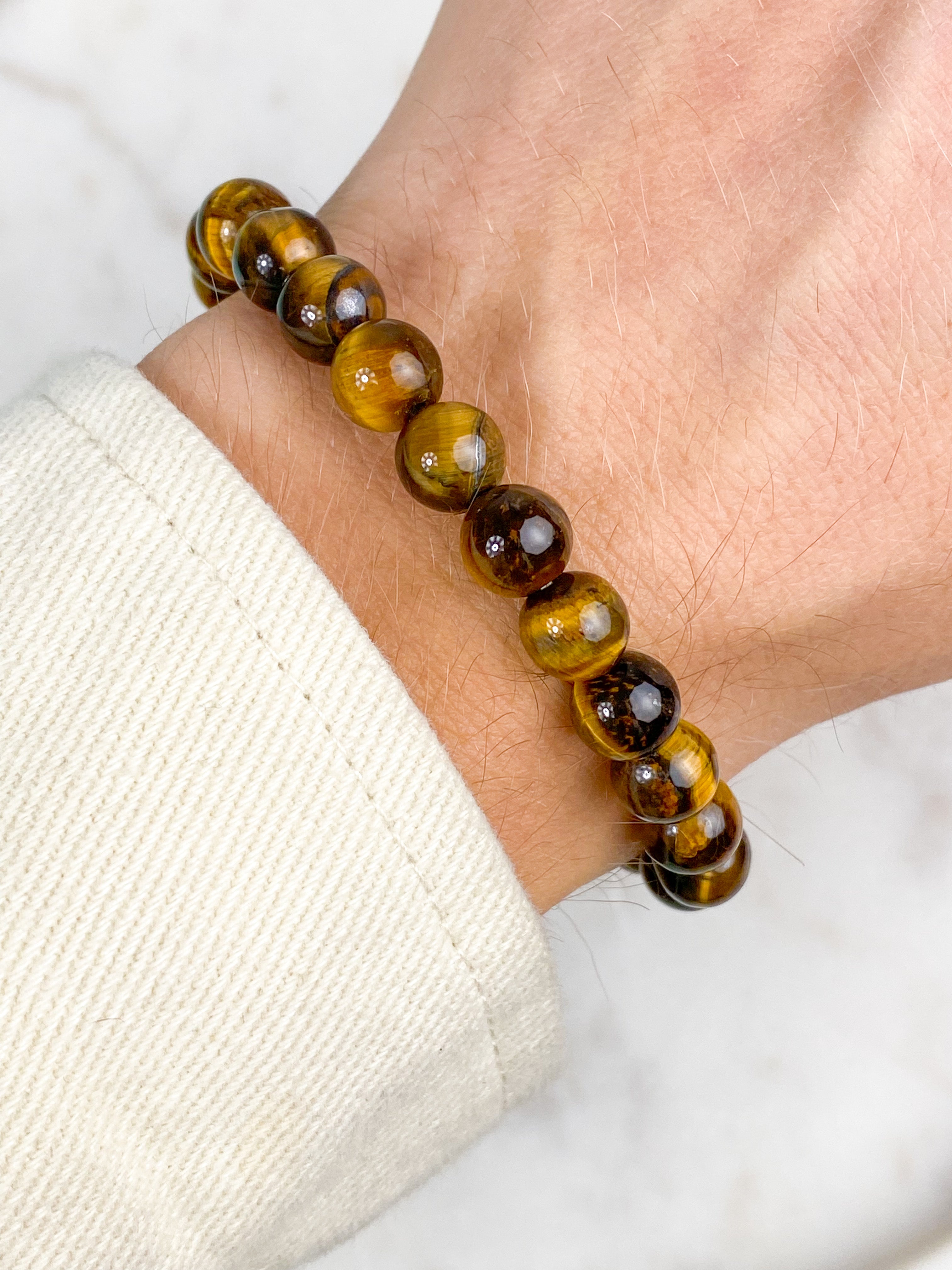 Tiger ögonarmband