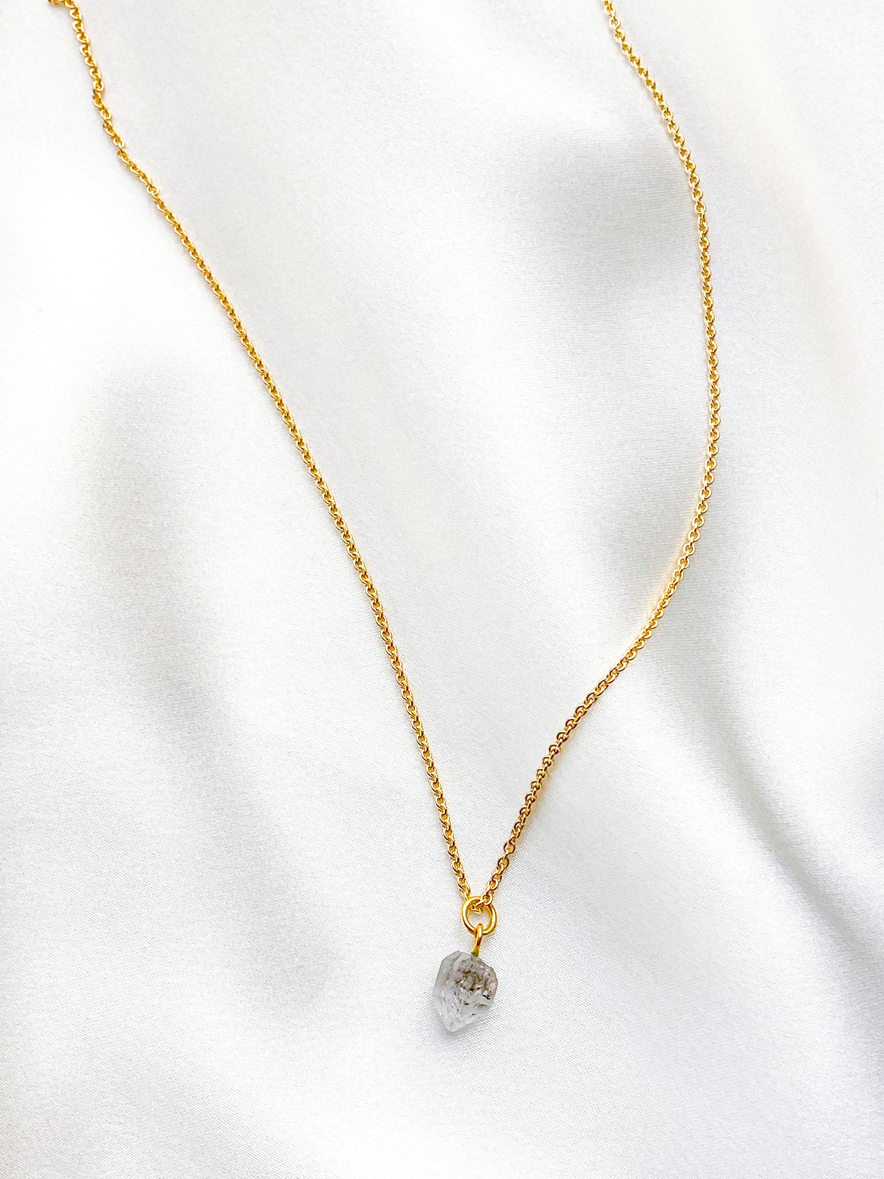 Herkimer Diamant RAW PETITE Halskæde