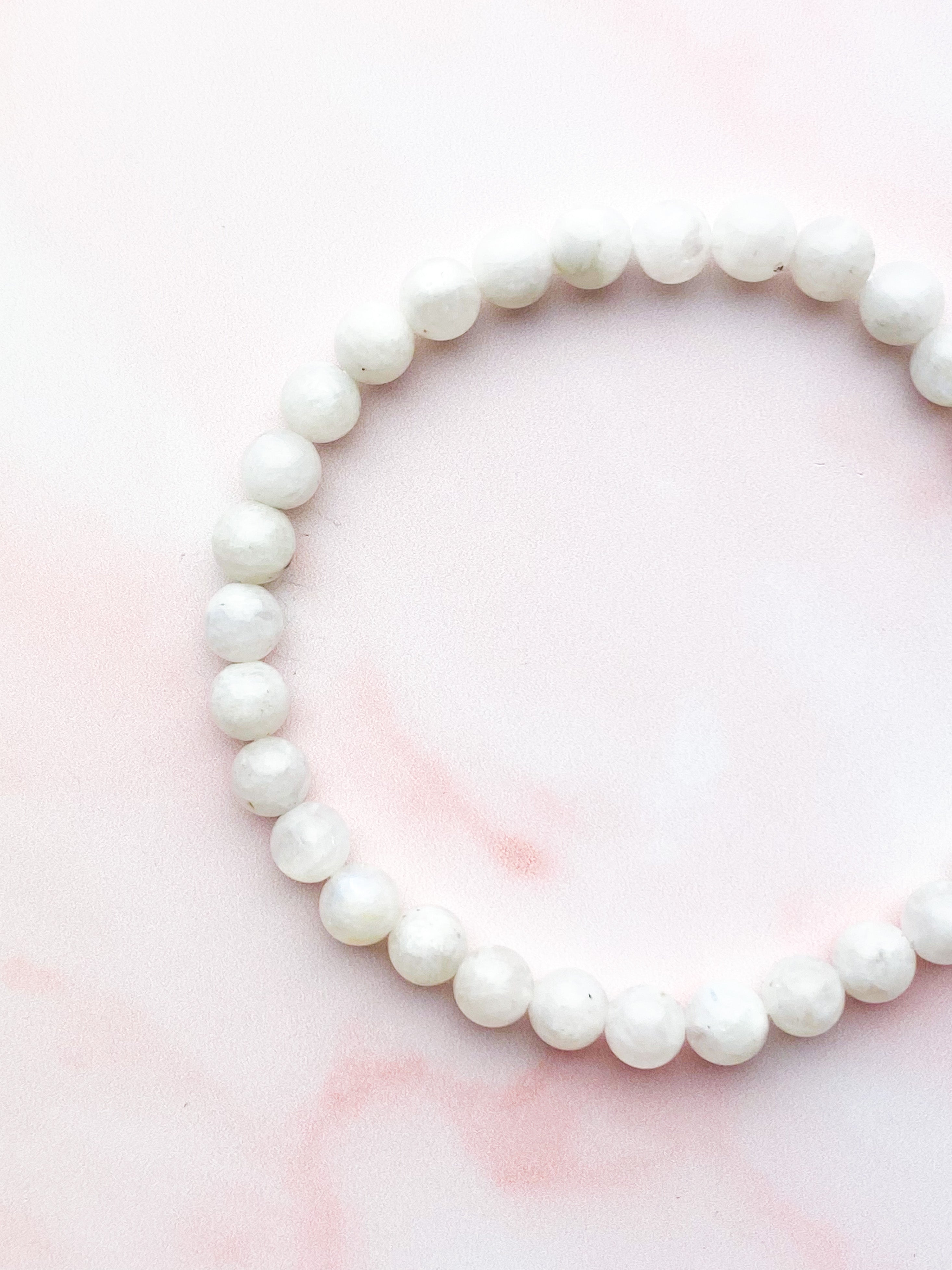 Regnbåge Moonstone Armband