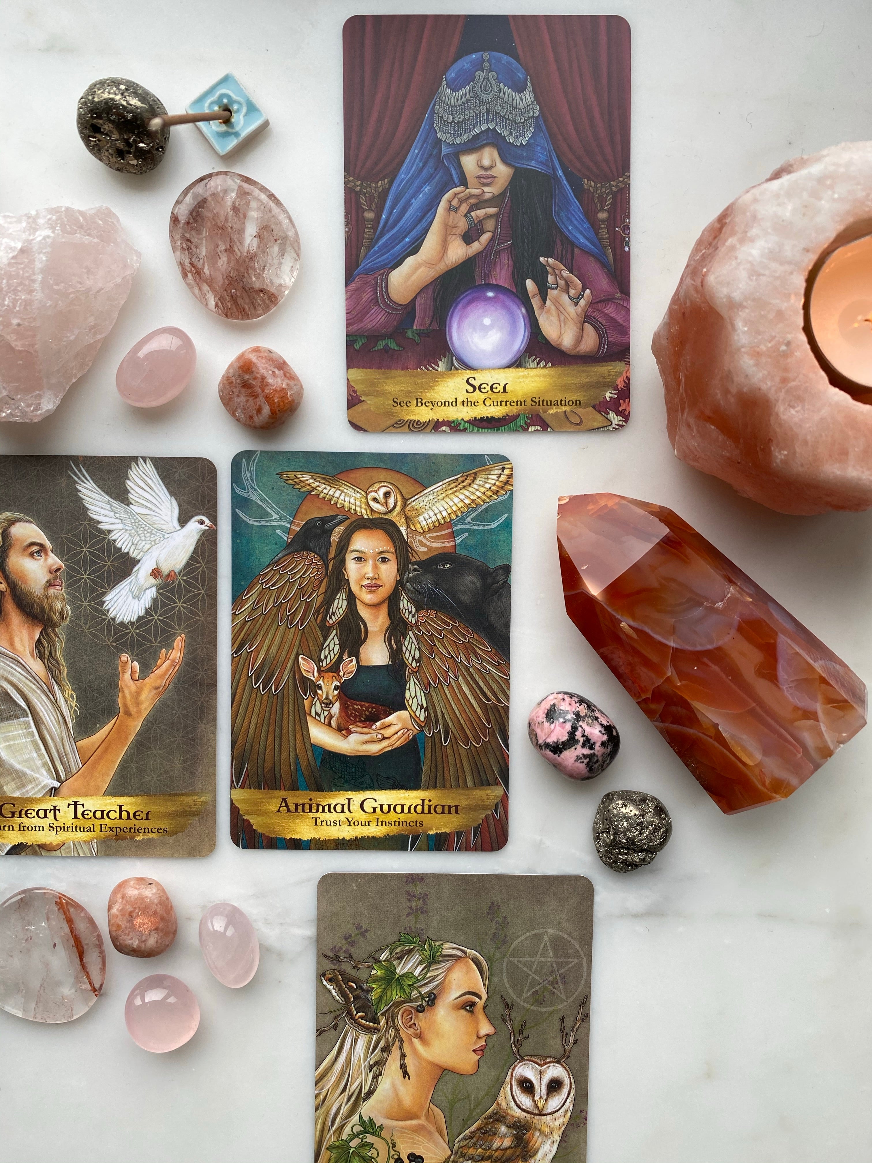 Angels and Ancestors Oracle "Orakelkort" af Kyle Gray