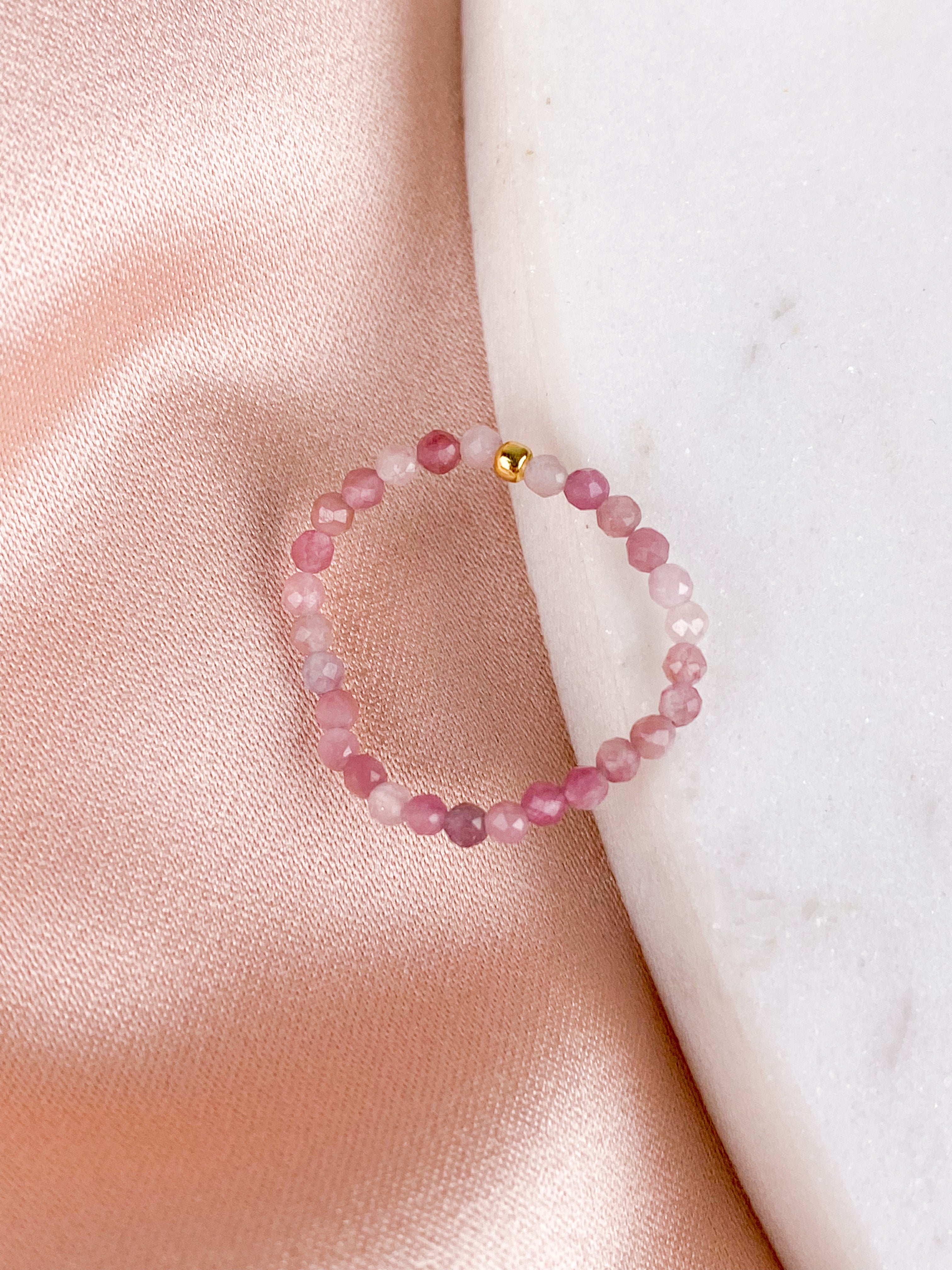 Pink Turmalin Ring (Facet)