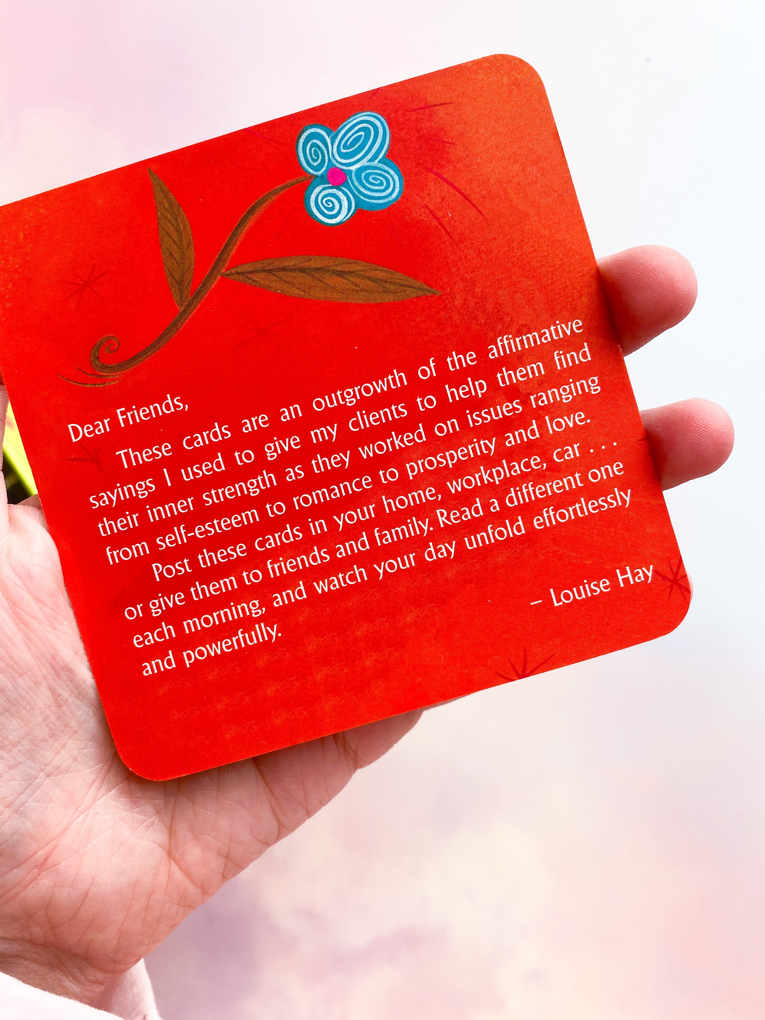 Power Thought Orakelkort af Louise Hay