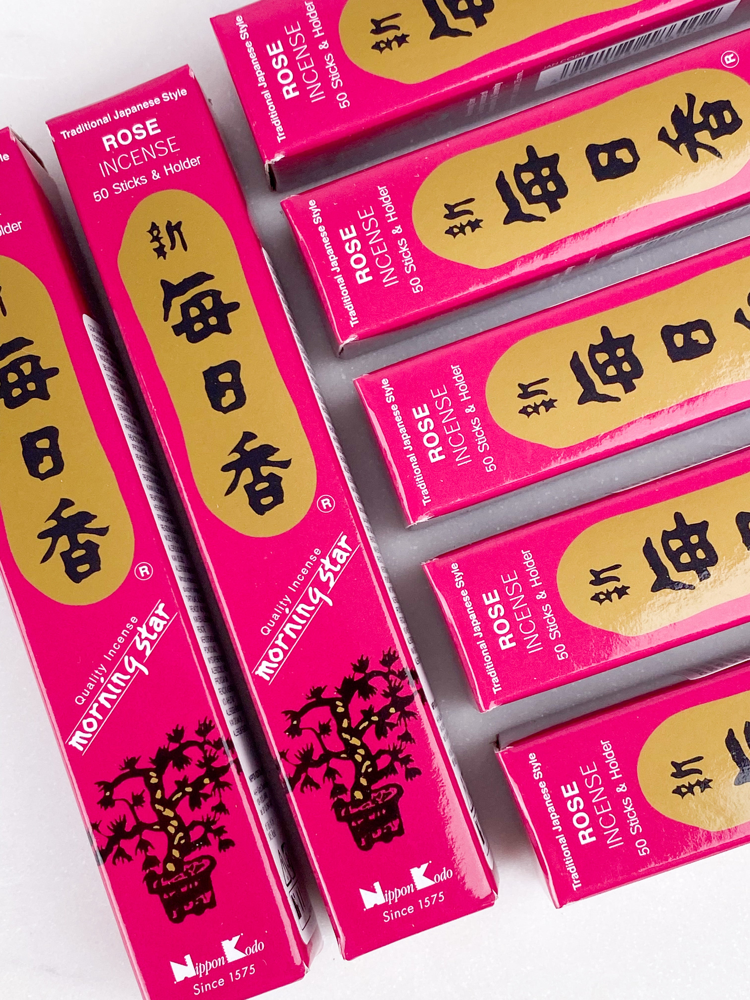 Japansk Røgelse - Rose - Røgelsespinde