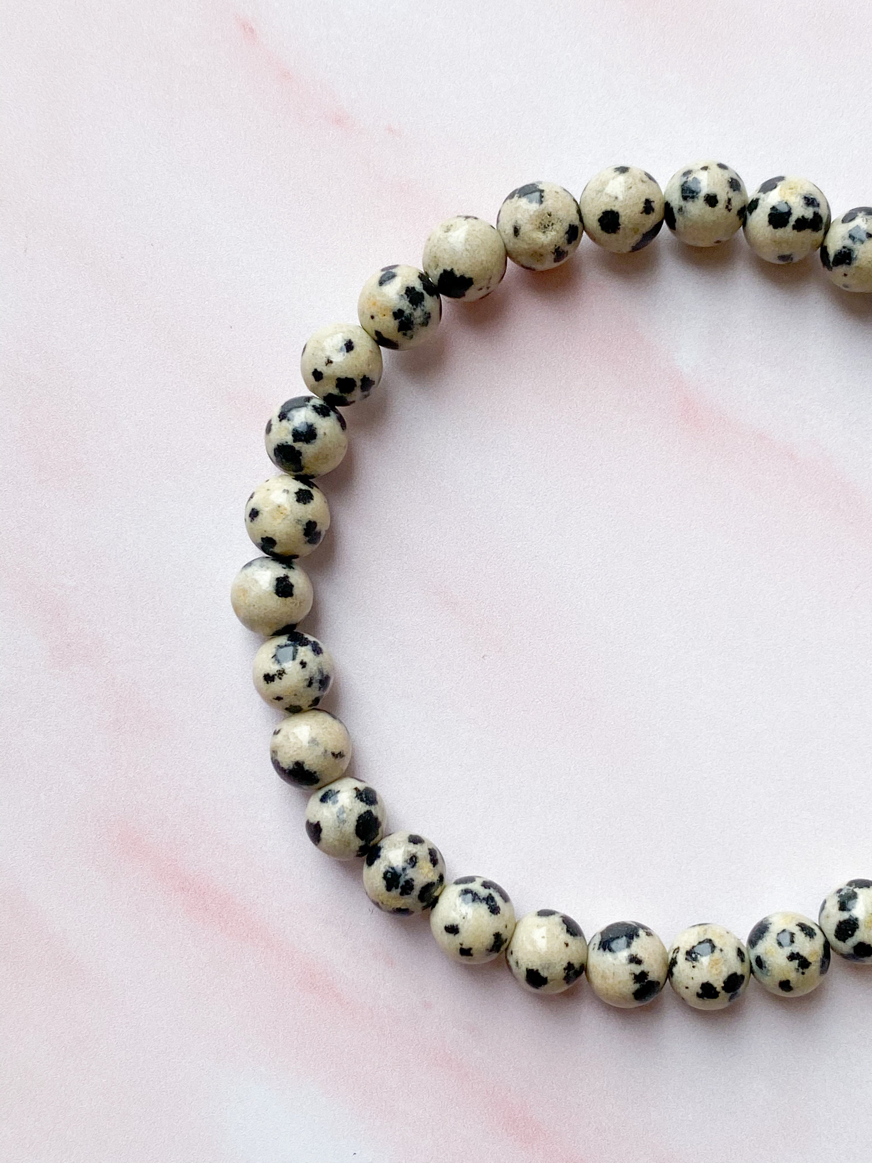 Dalmatiner Jaspis Armbånd