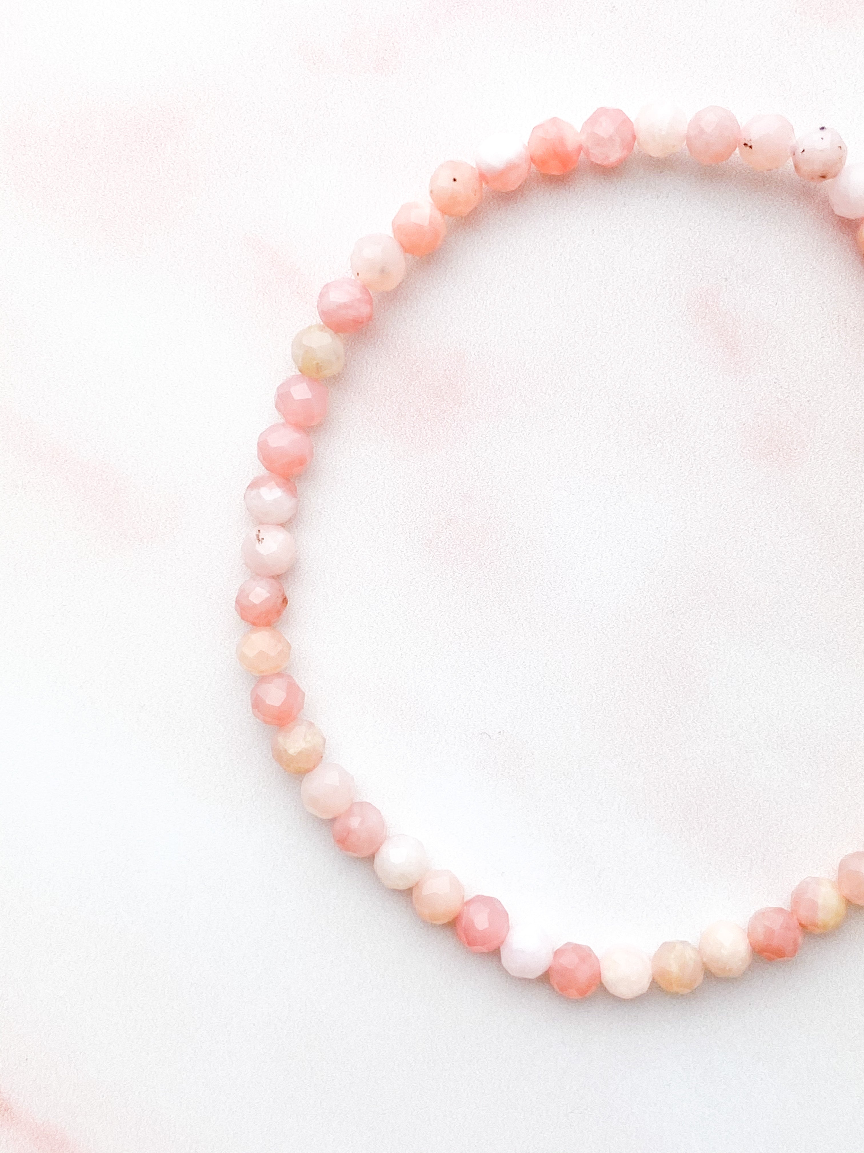 Pink Opal Armbånd (Facet)